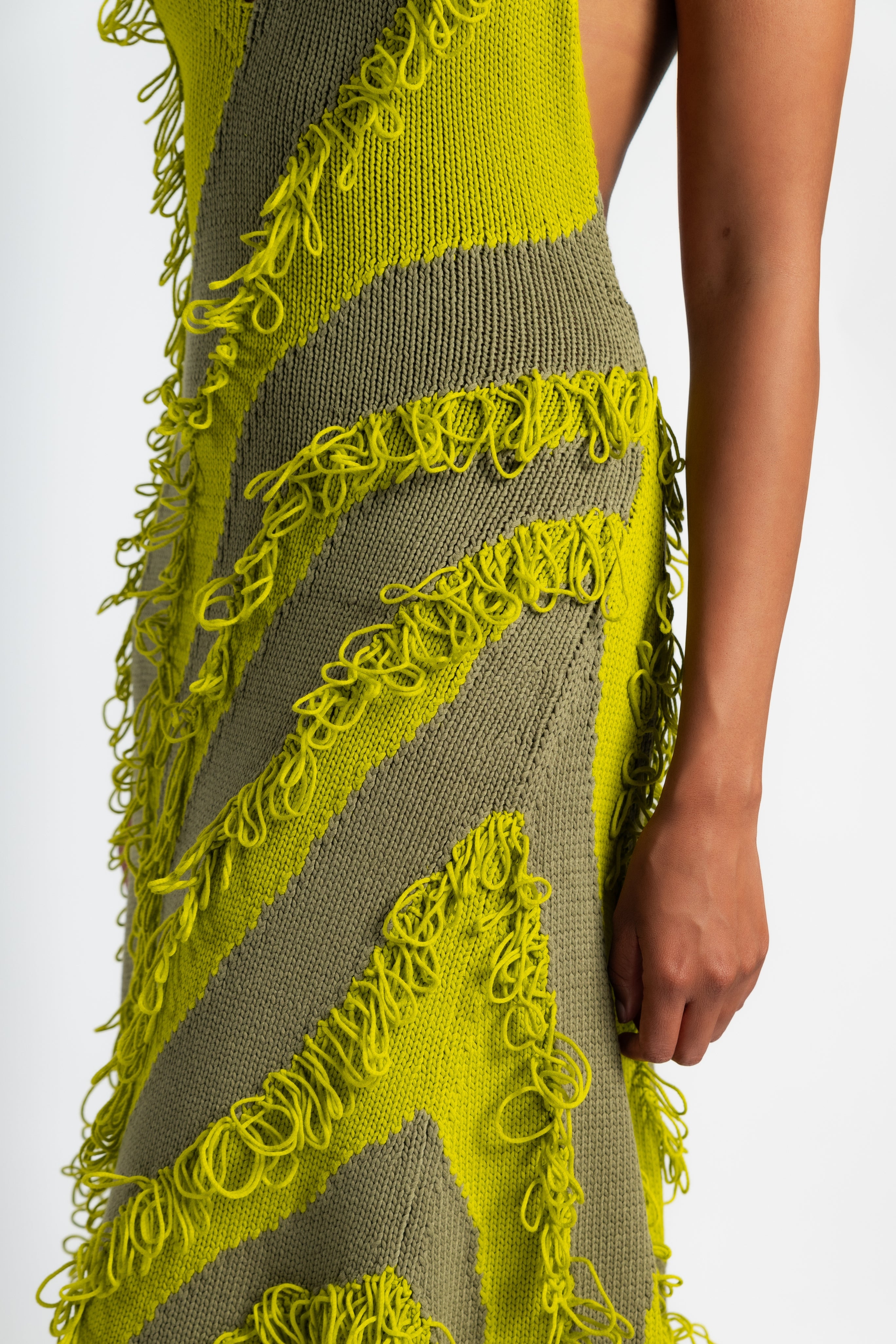 Roaring Fringe Green Gown
