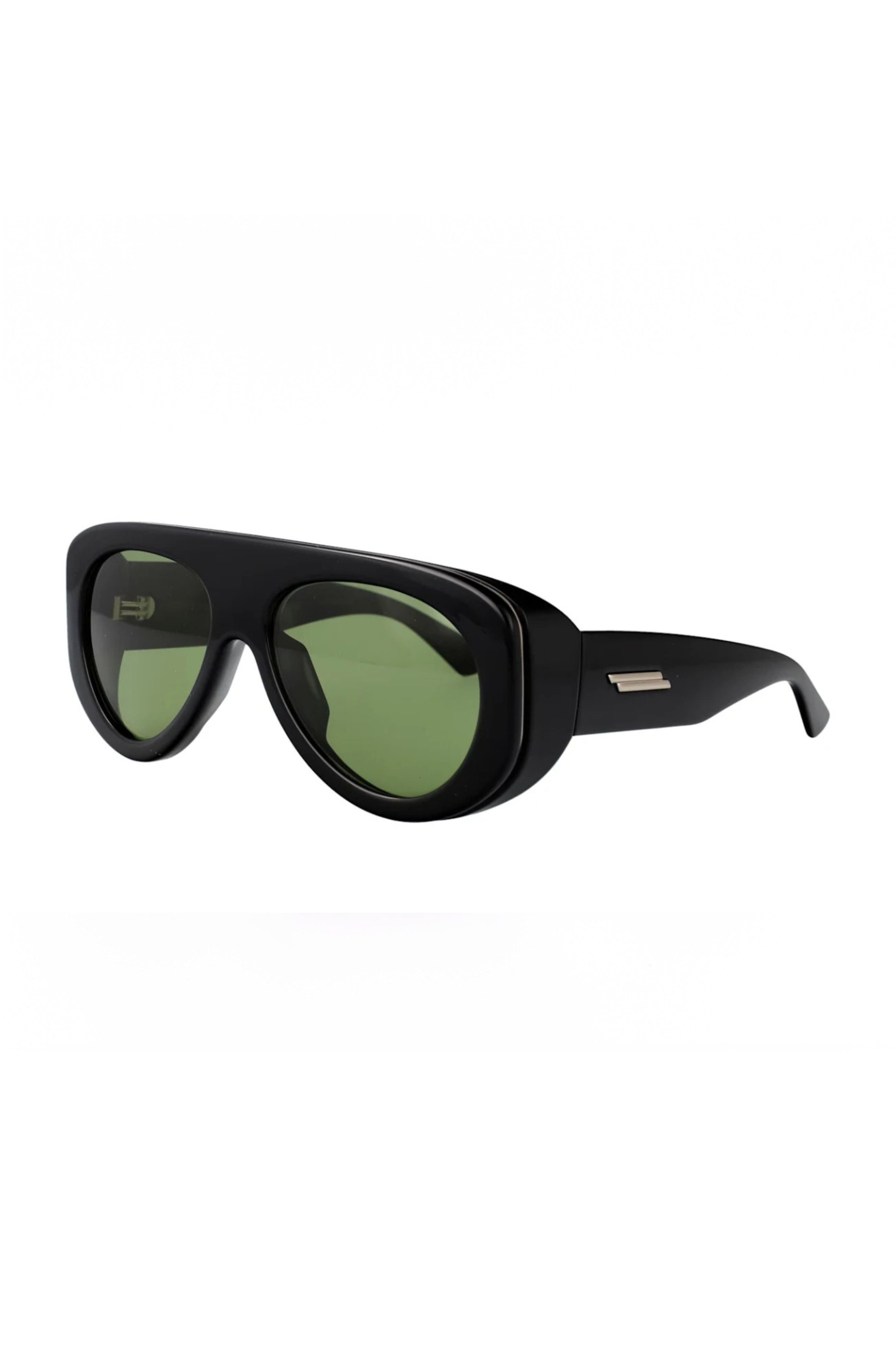 Aviator Sunglasses - Black/Yellow