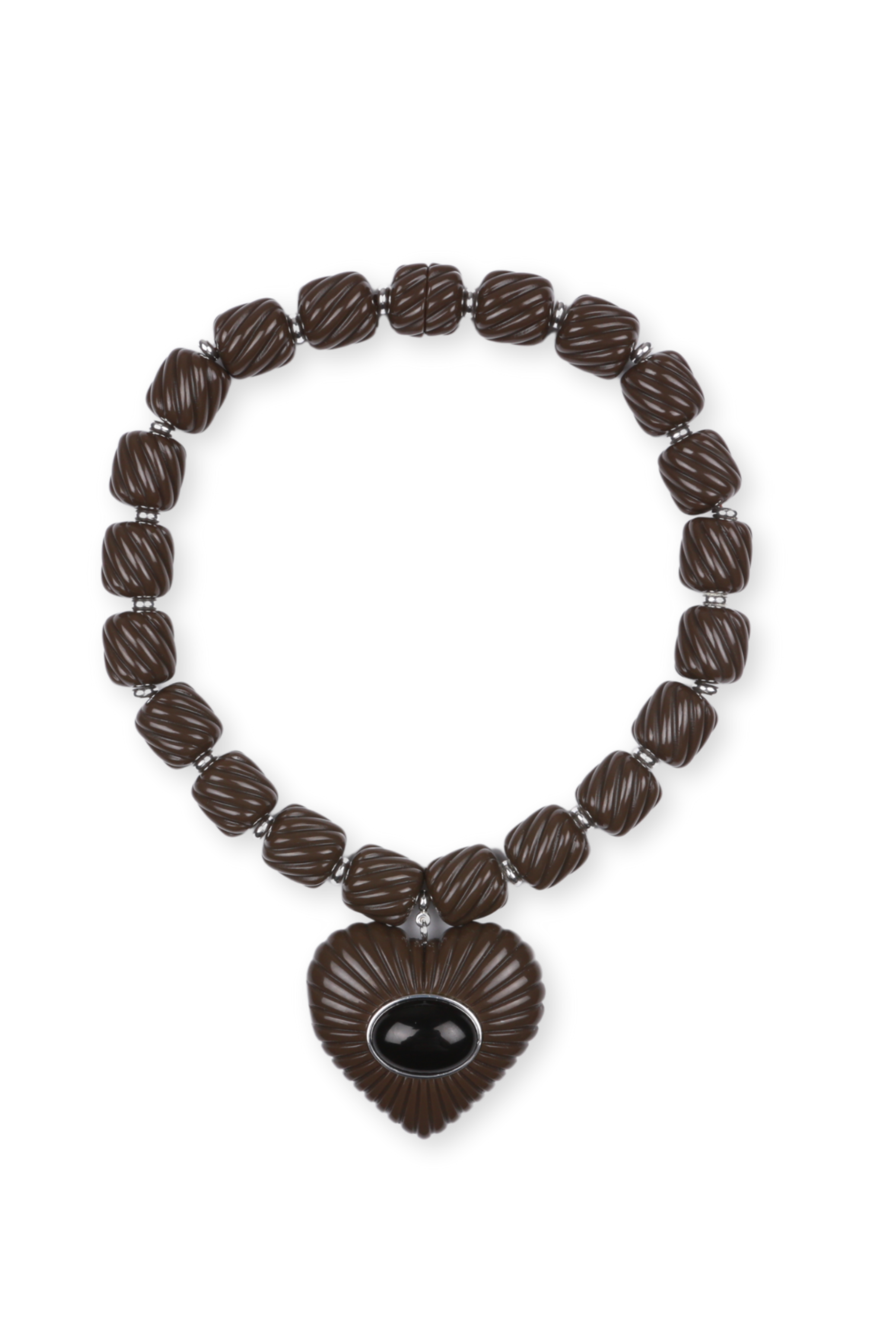 Lira Necklace in brown