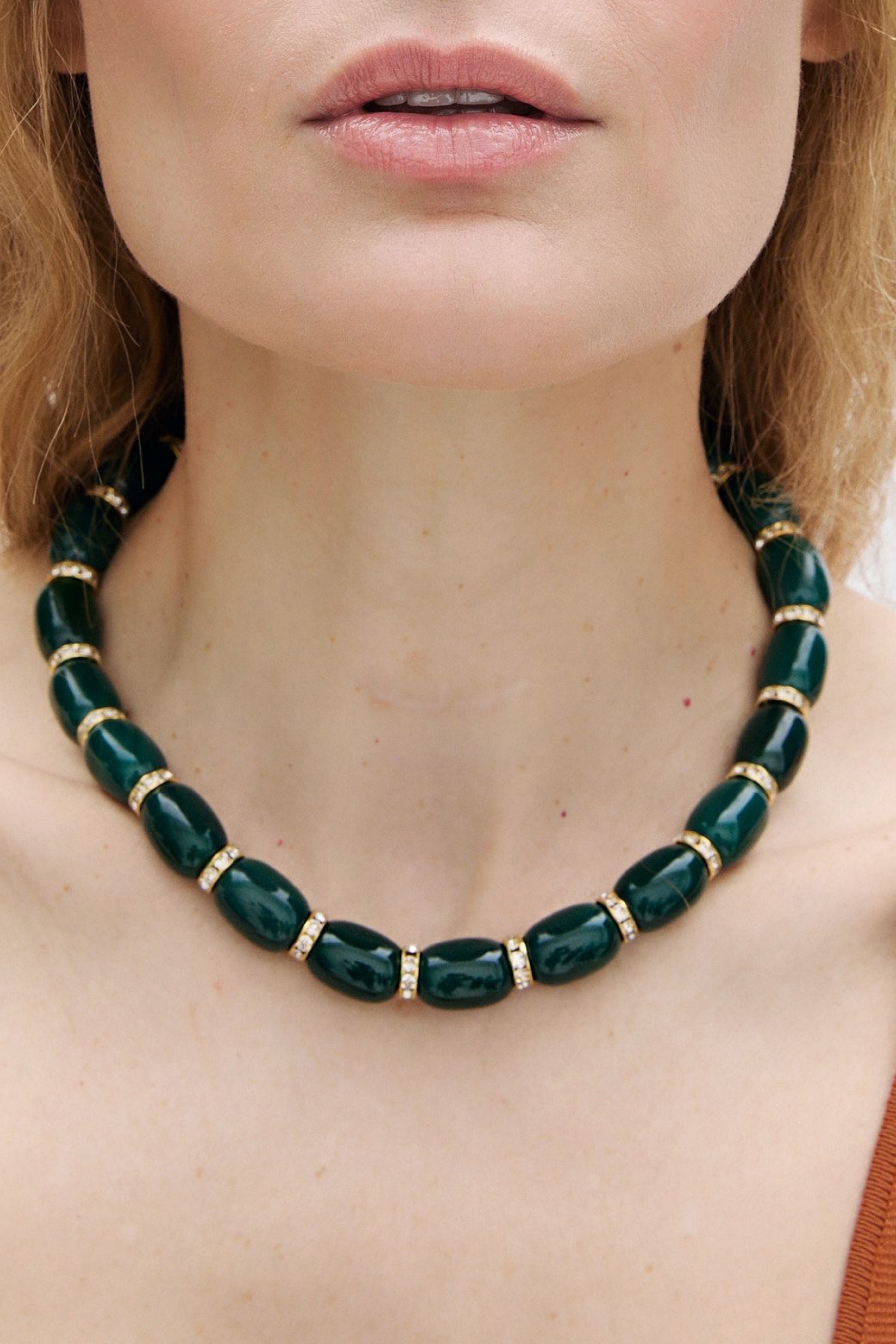 Donna Necklace in Green