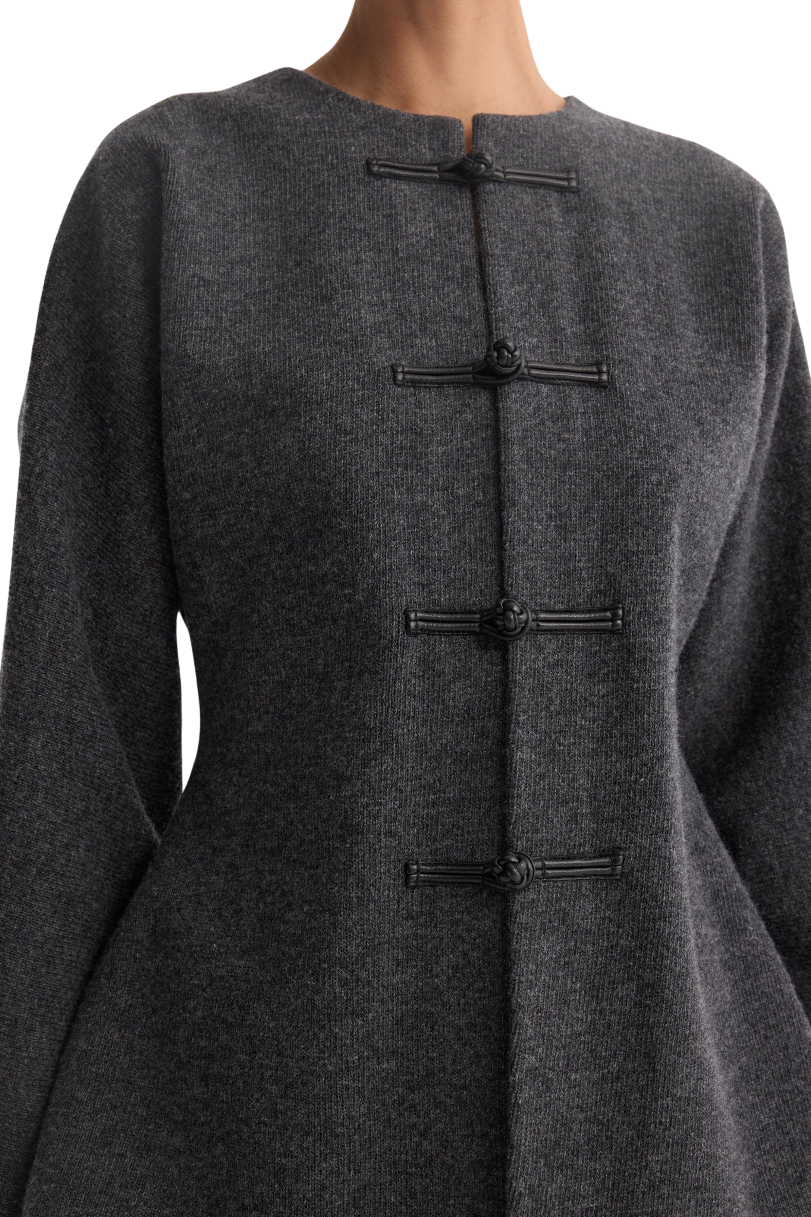 Mandarin Waisted Cardigan