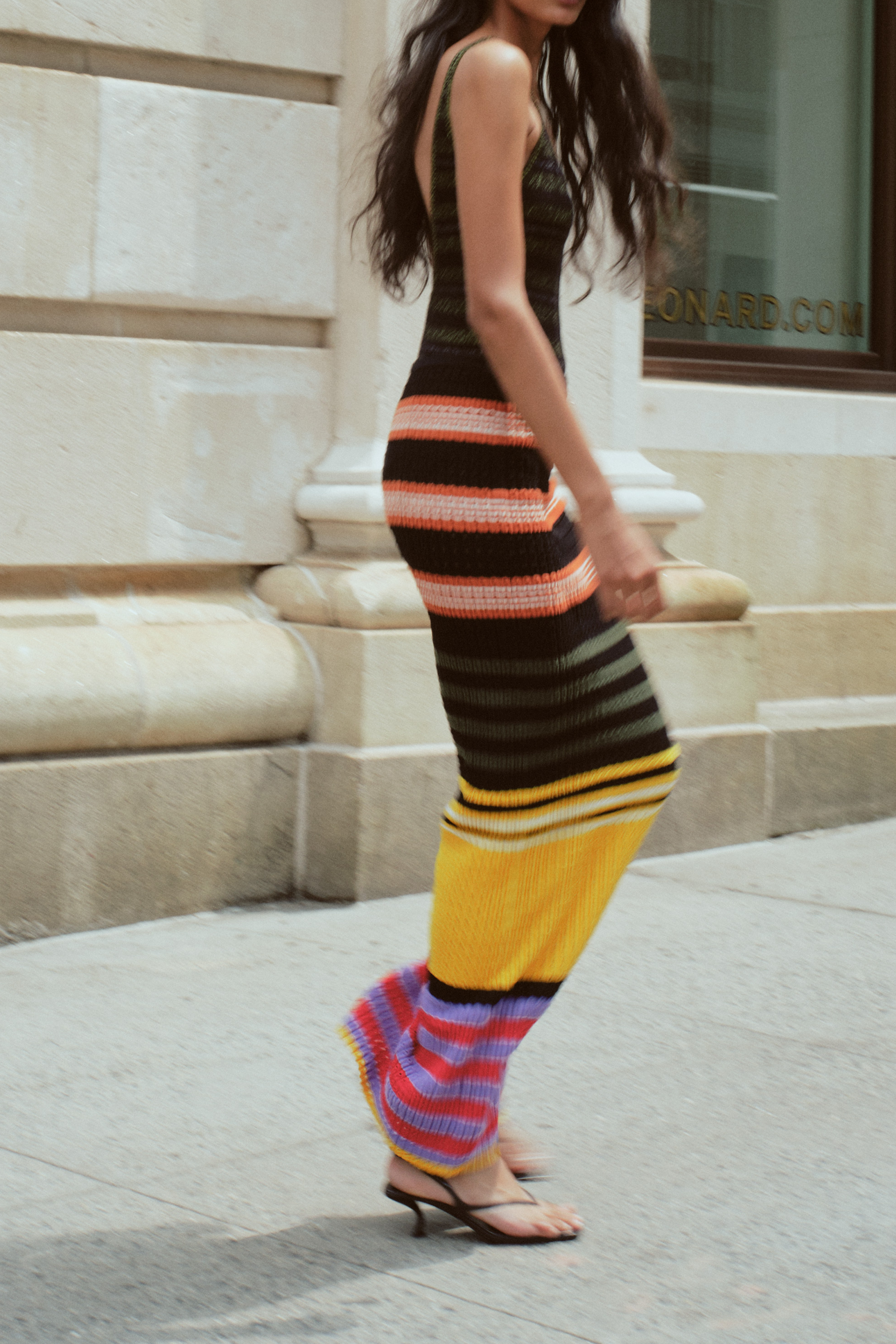 Victoria Stripe Knit Bodysuit