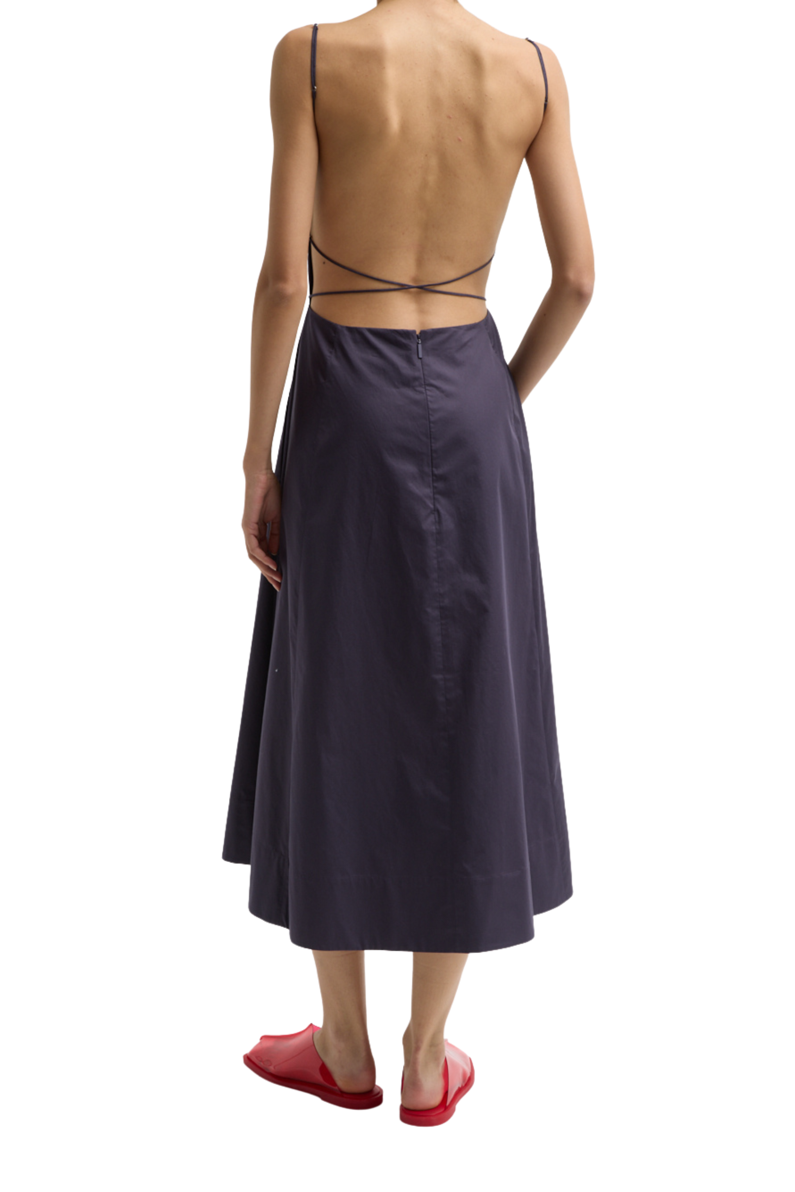 Eco Poplin Strappy Dress