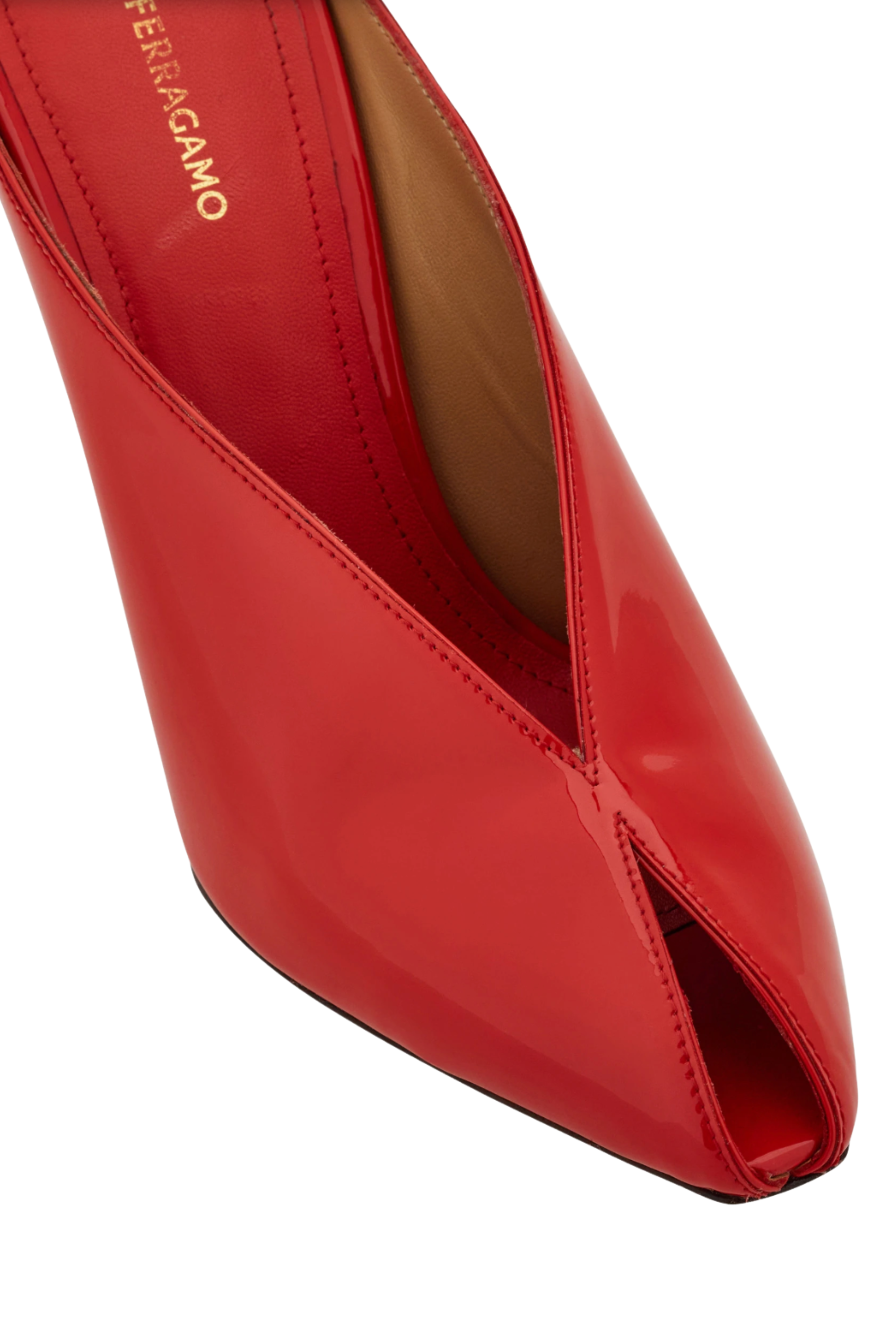 Mule Wedge in Red