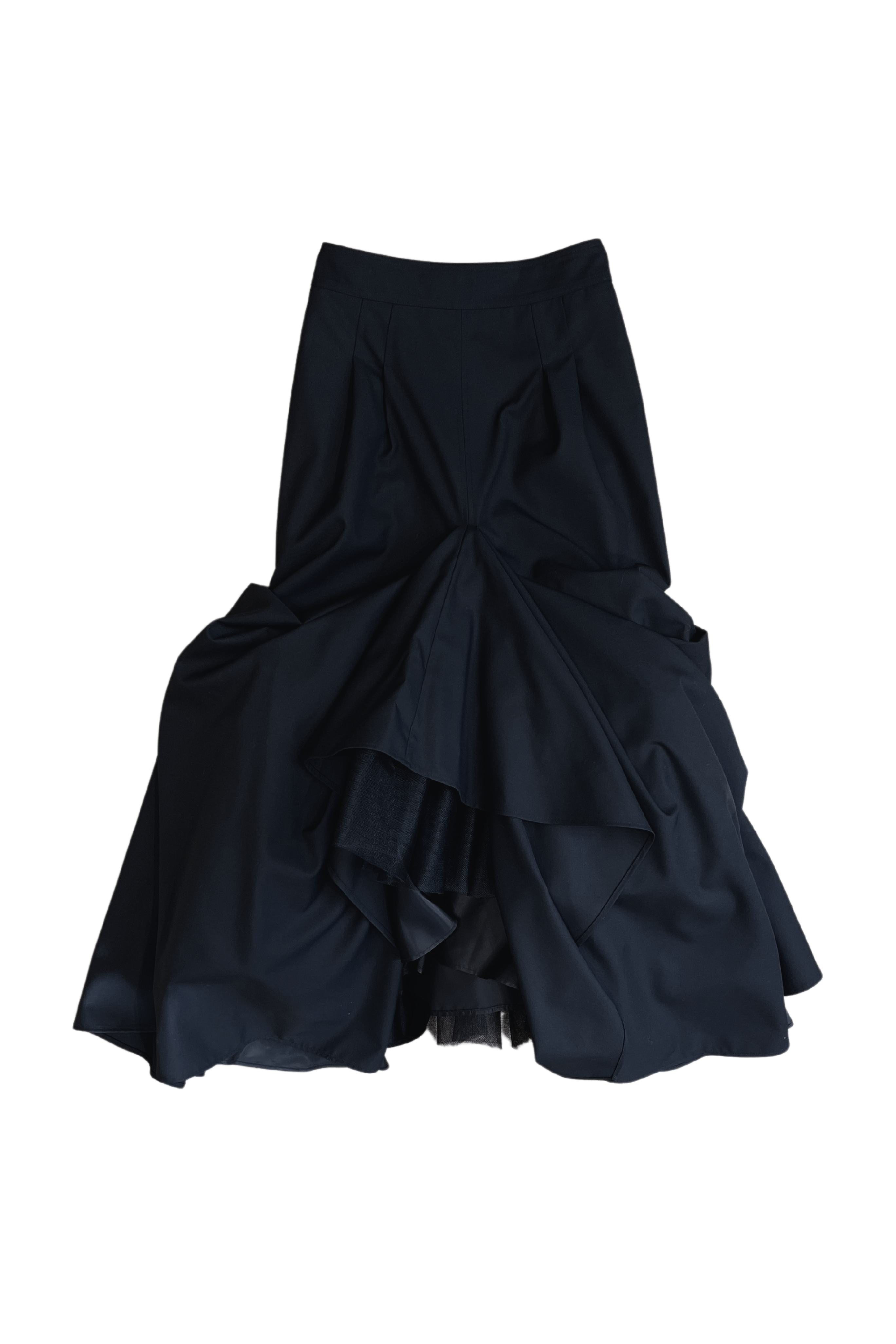 CHRISTOPHER JOHN ROGERS Tucked Trumpet Maxi Skirt