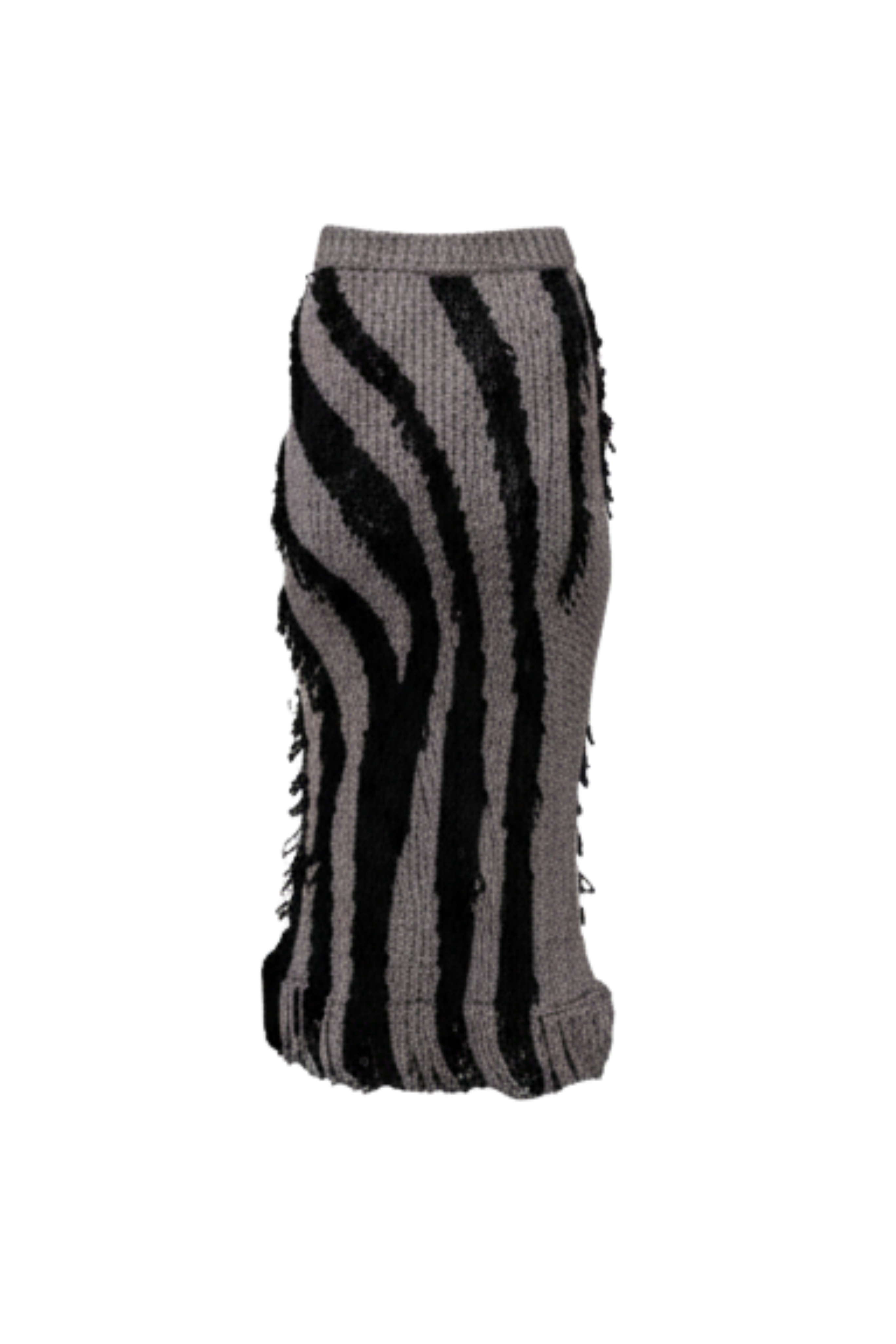 Exclusive Roaring Fringe Skirt in Black