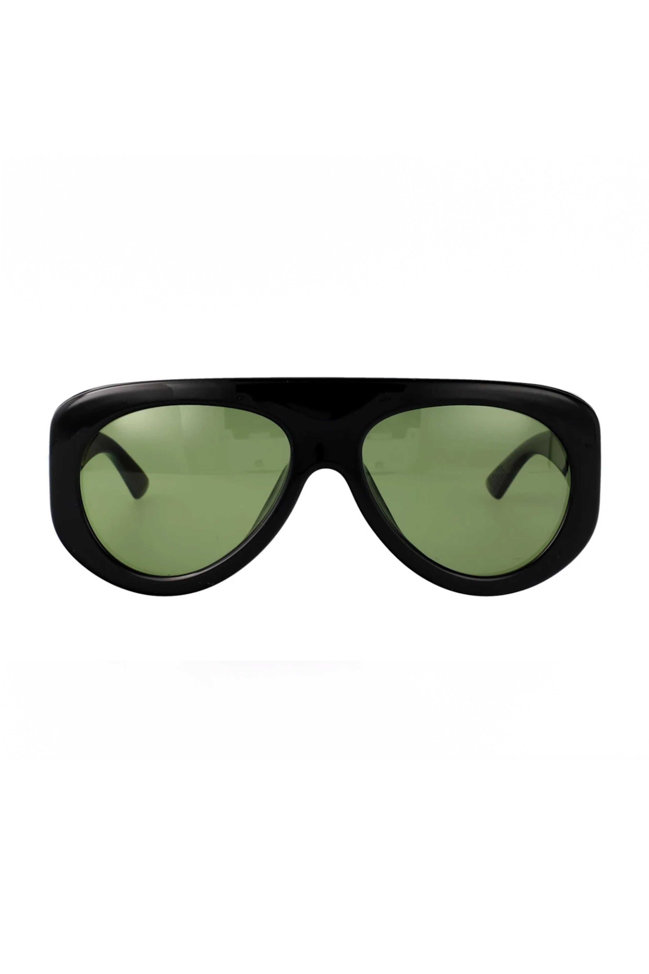 Aviator Sunglasses - Black/Yellow