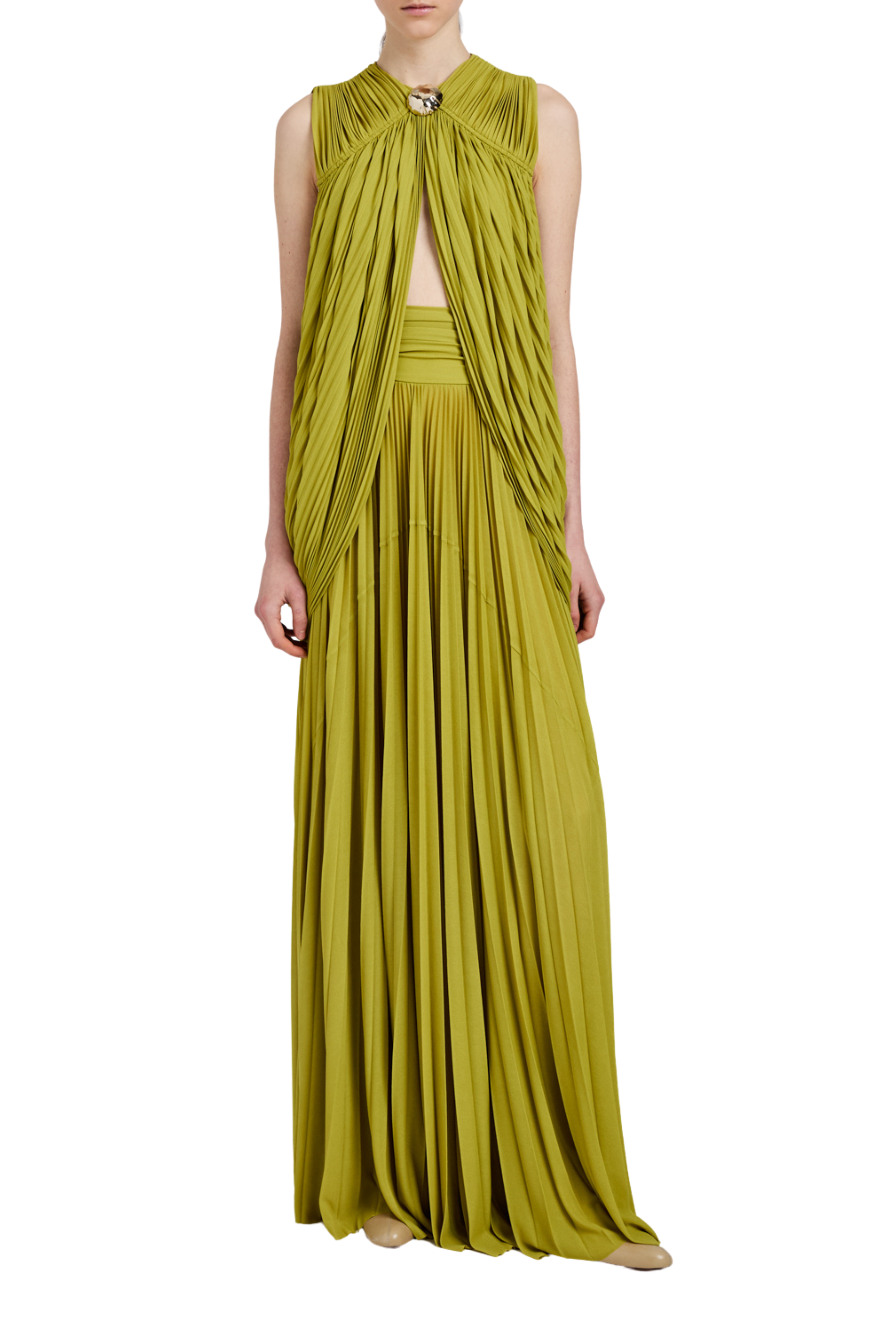 Bari Dress in Gauzy Jersey