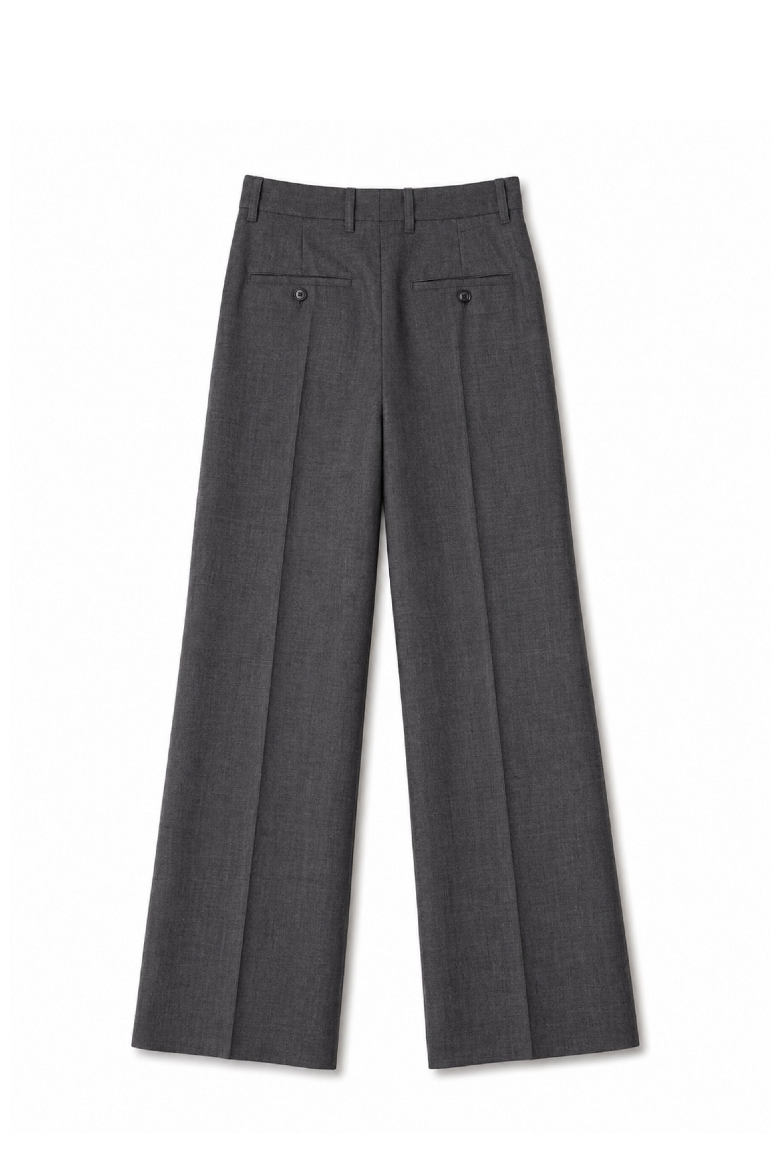 Boyish Tailored Trousers in Dark Taupe
