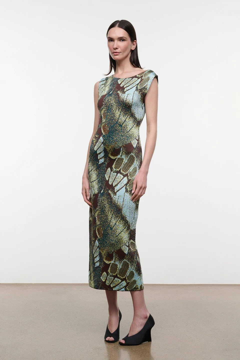 Veronica Dress - Butterfly Moss