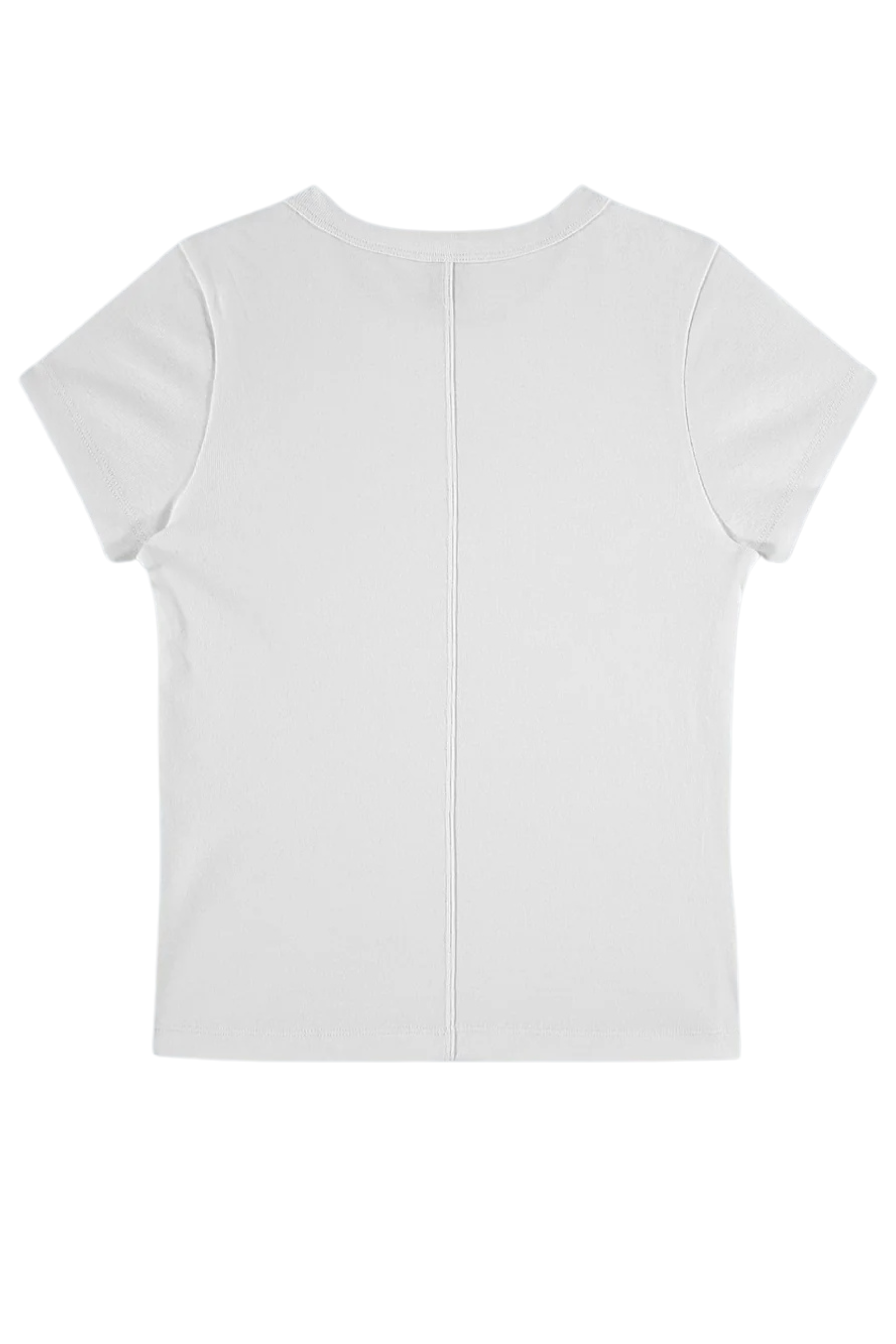 Car Baby Tee in White