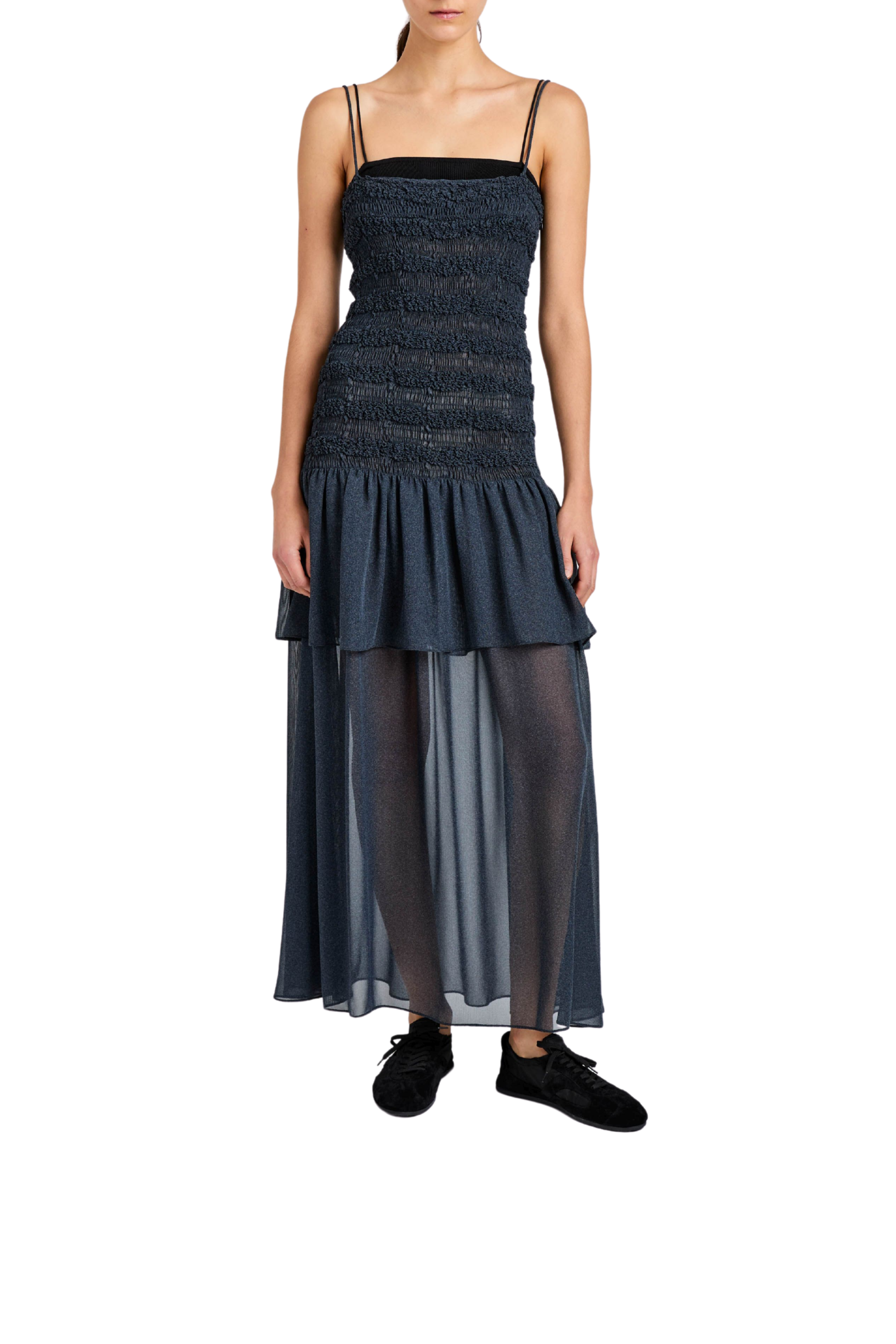 Michal Dress In Melange Georgette