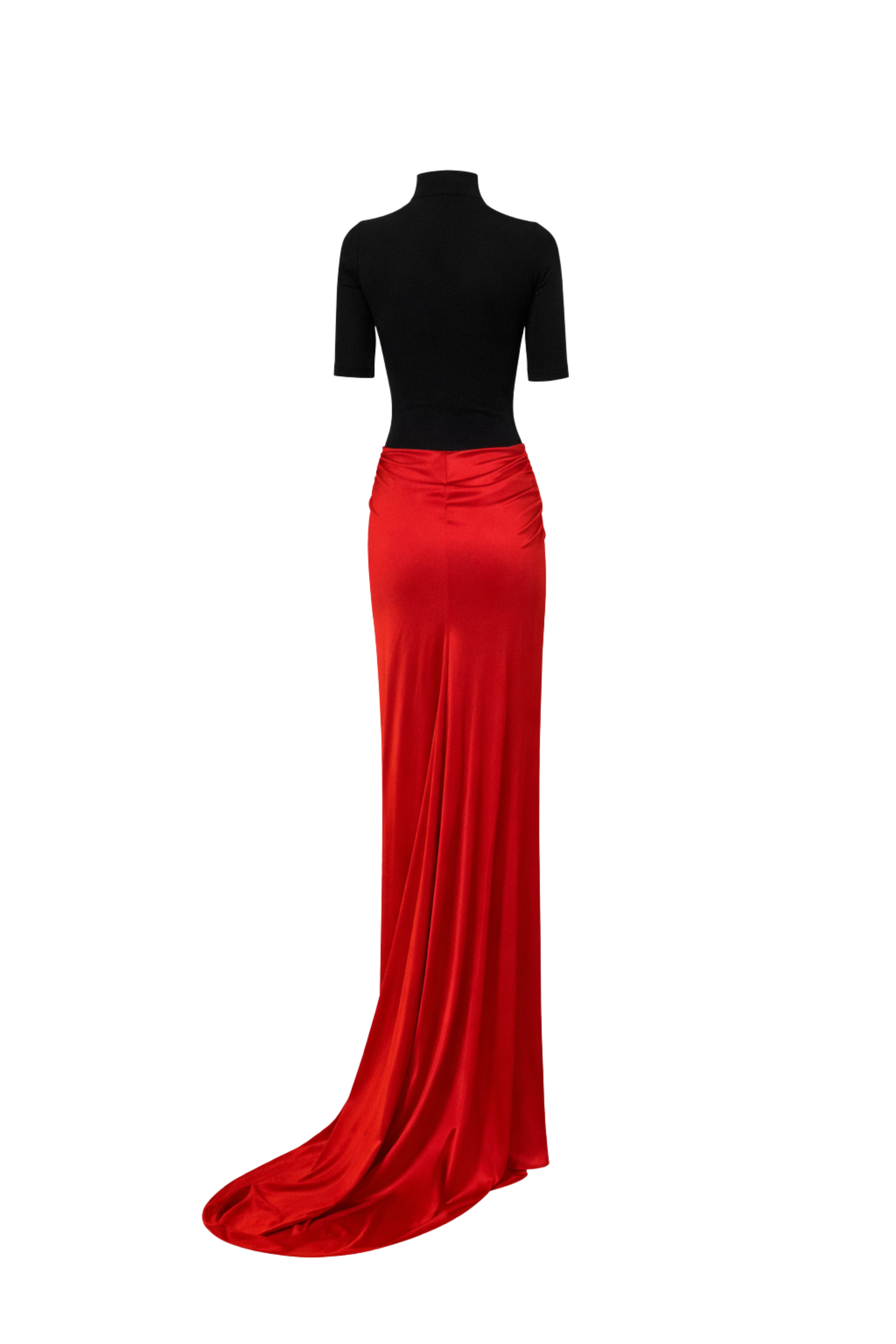 Contrast Caryatid Dress