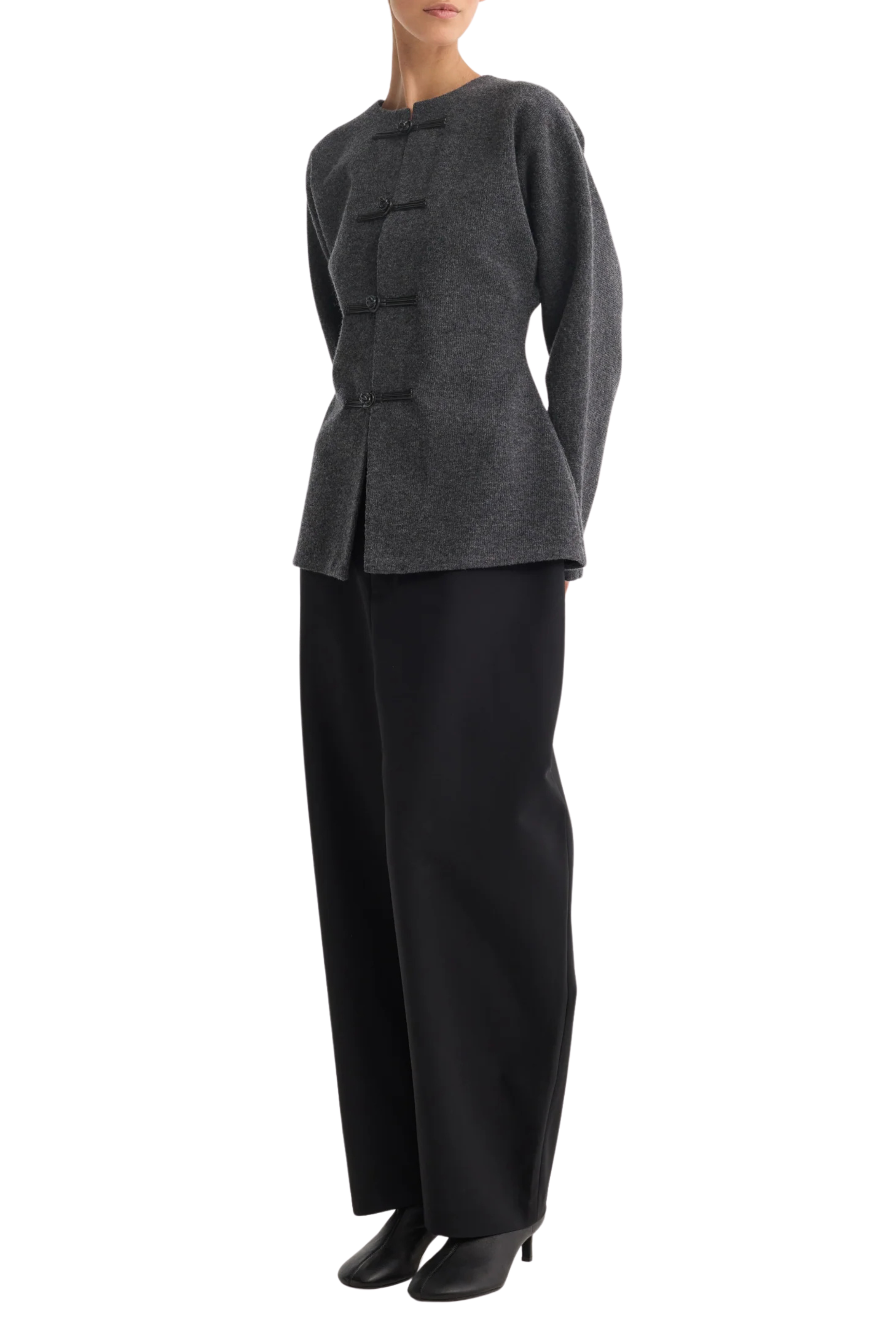 Mandarin Waisted Cardigan