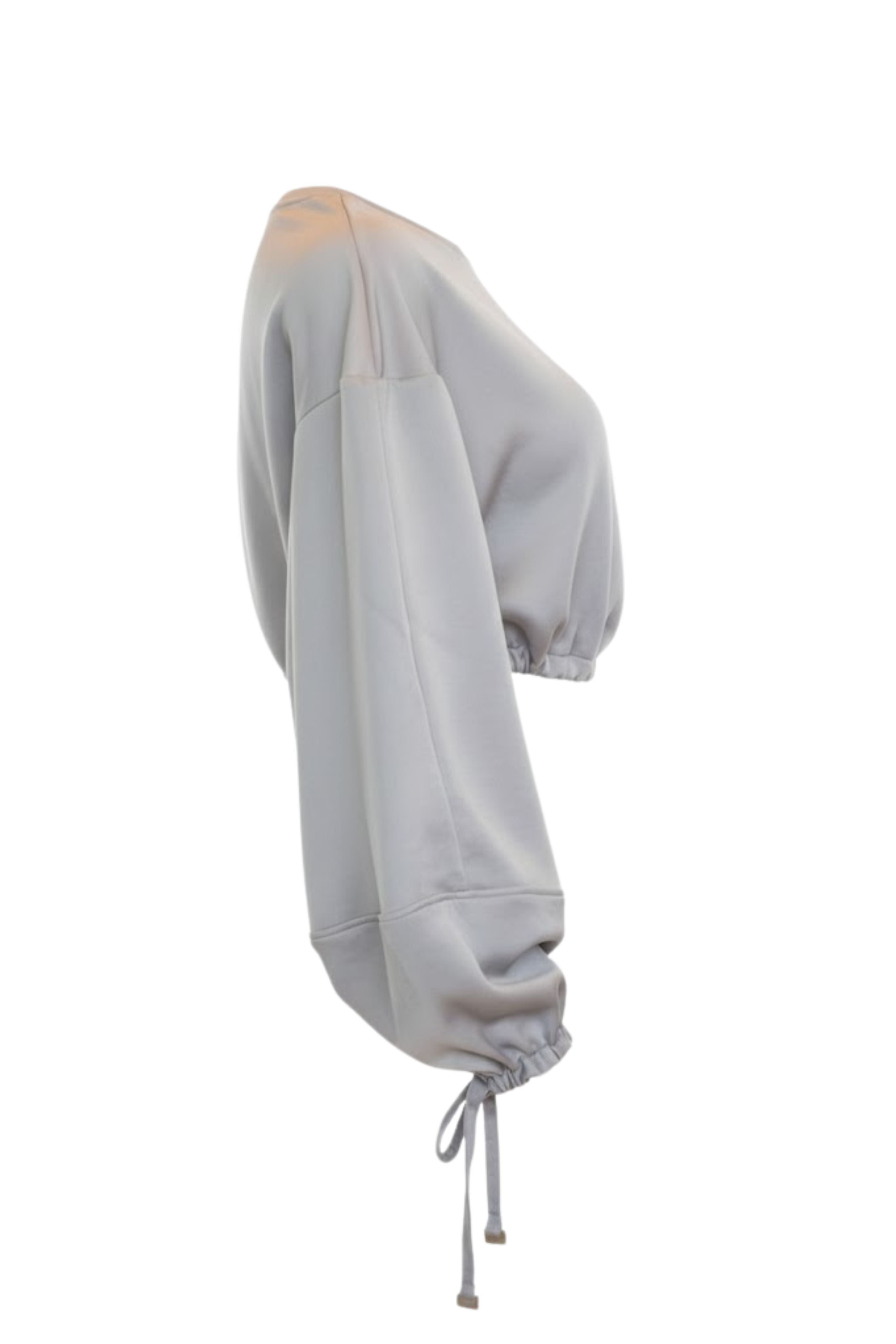 Crop Open Shoulder Bomber Jacket