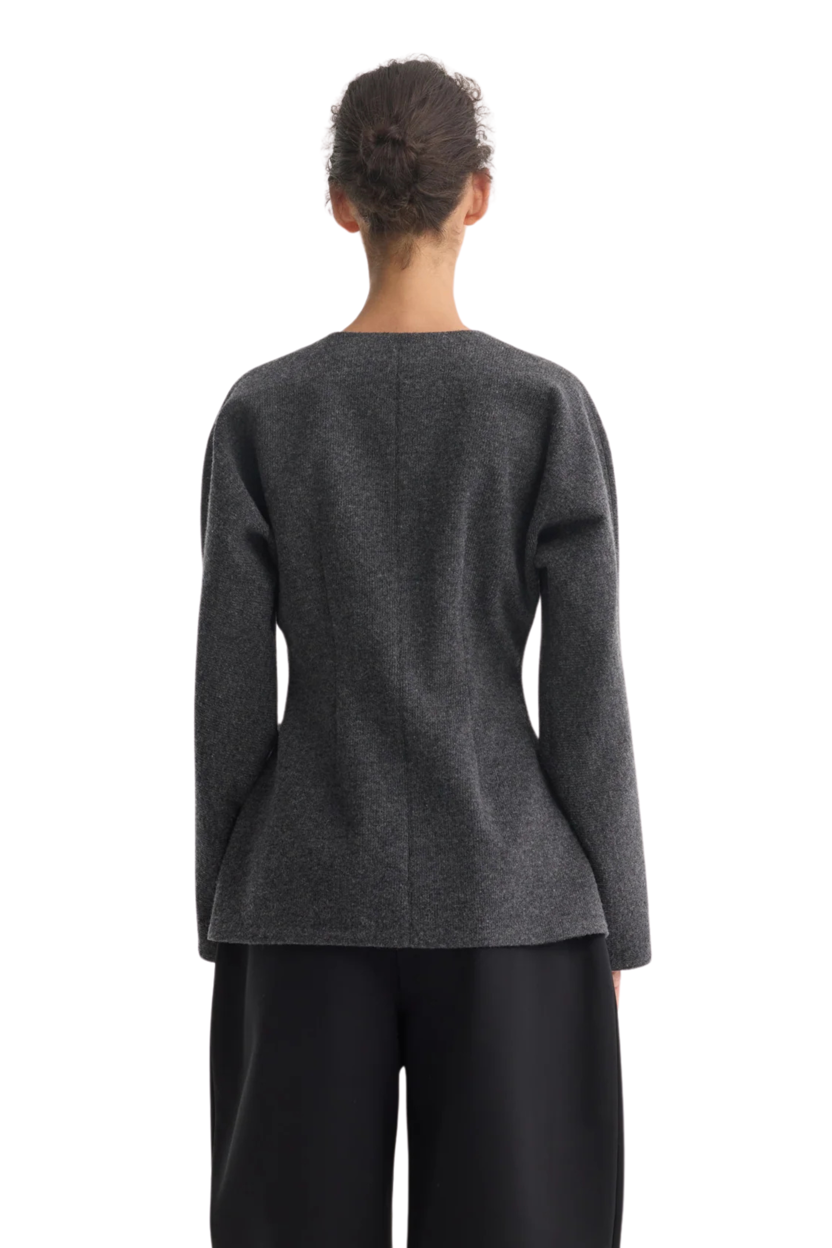 Mandarin Waisted Cardigan