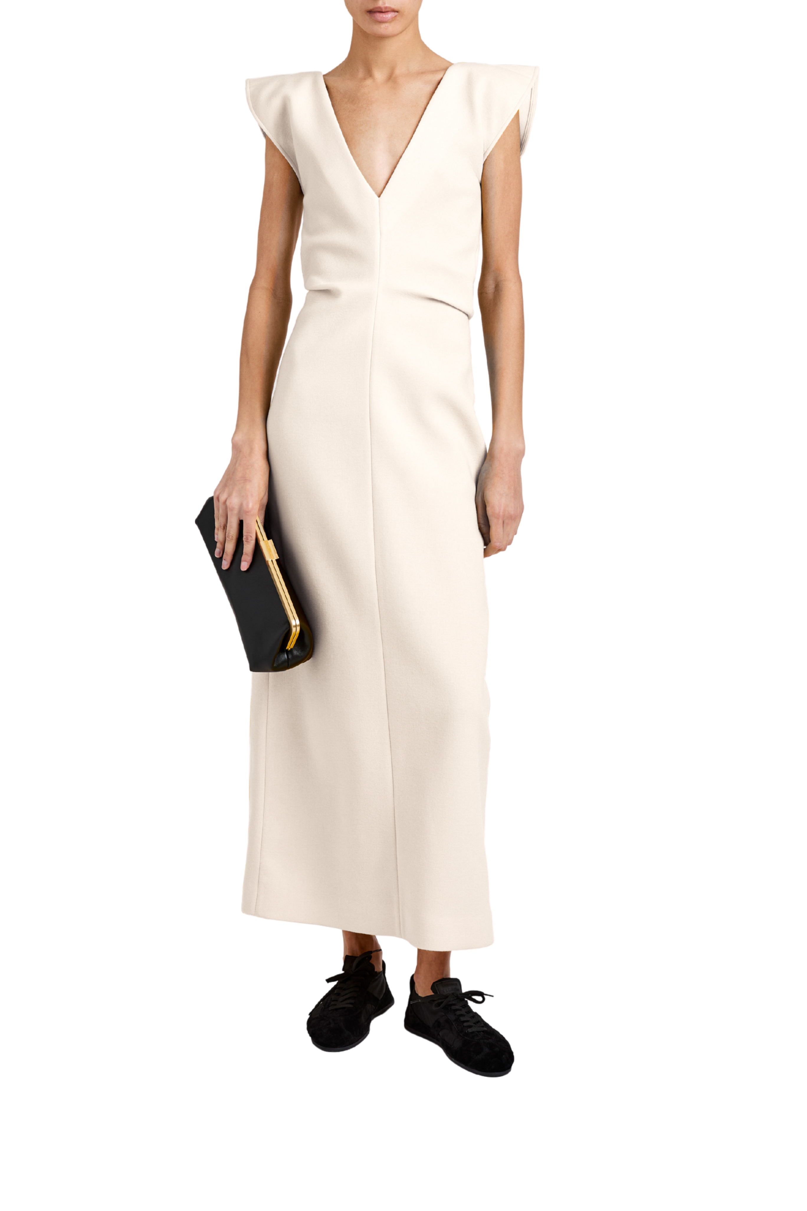 Mariam Dress In Wool Scuba