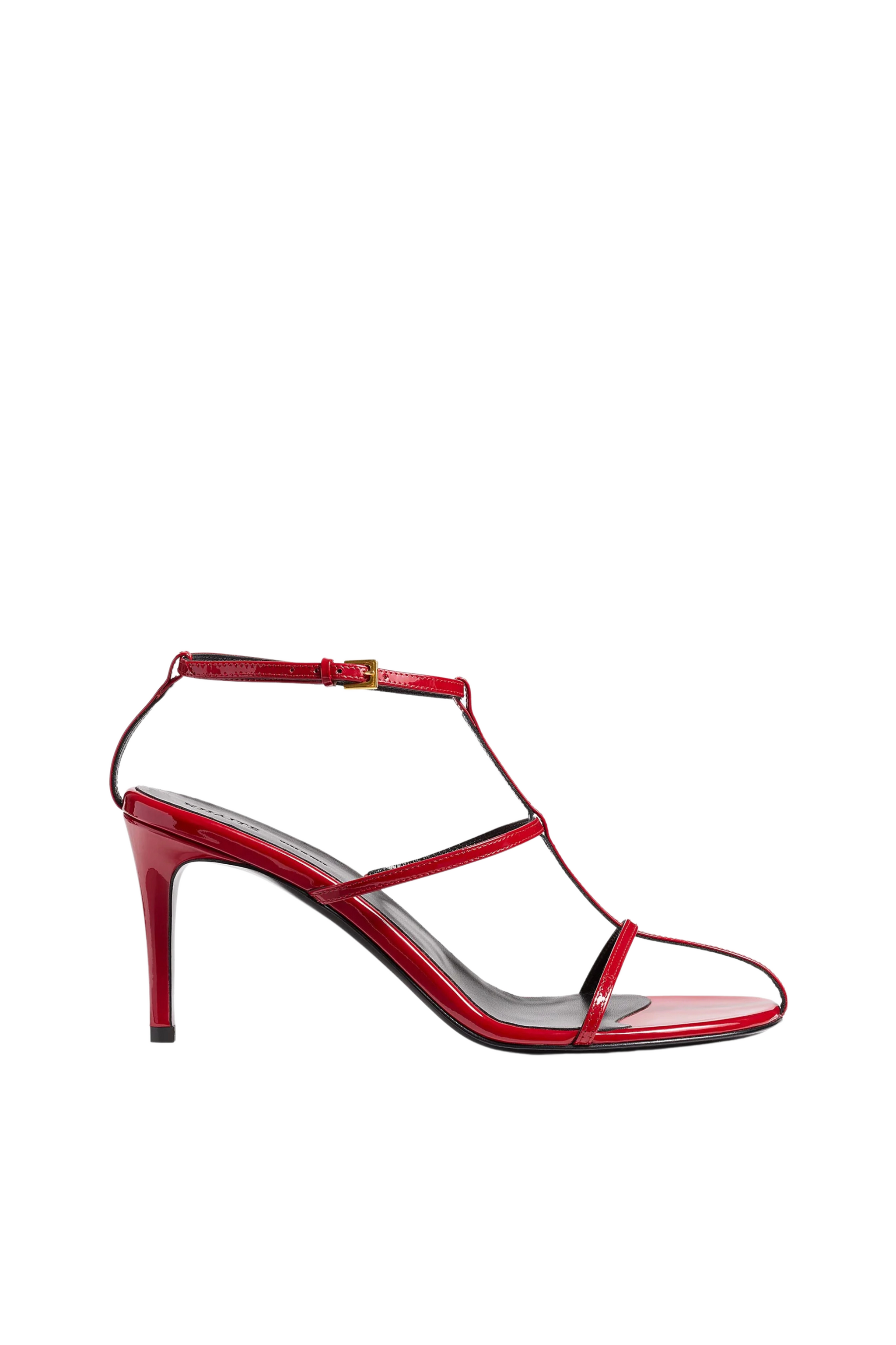 Cage Sandal in Red