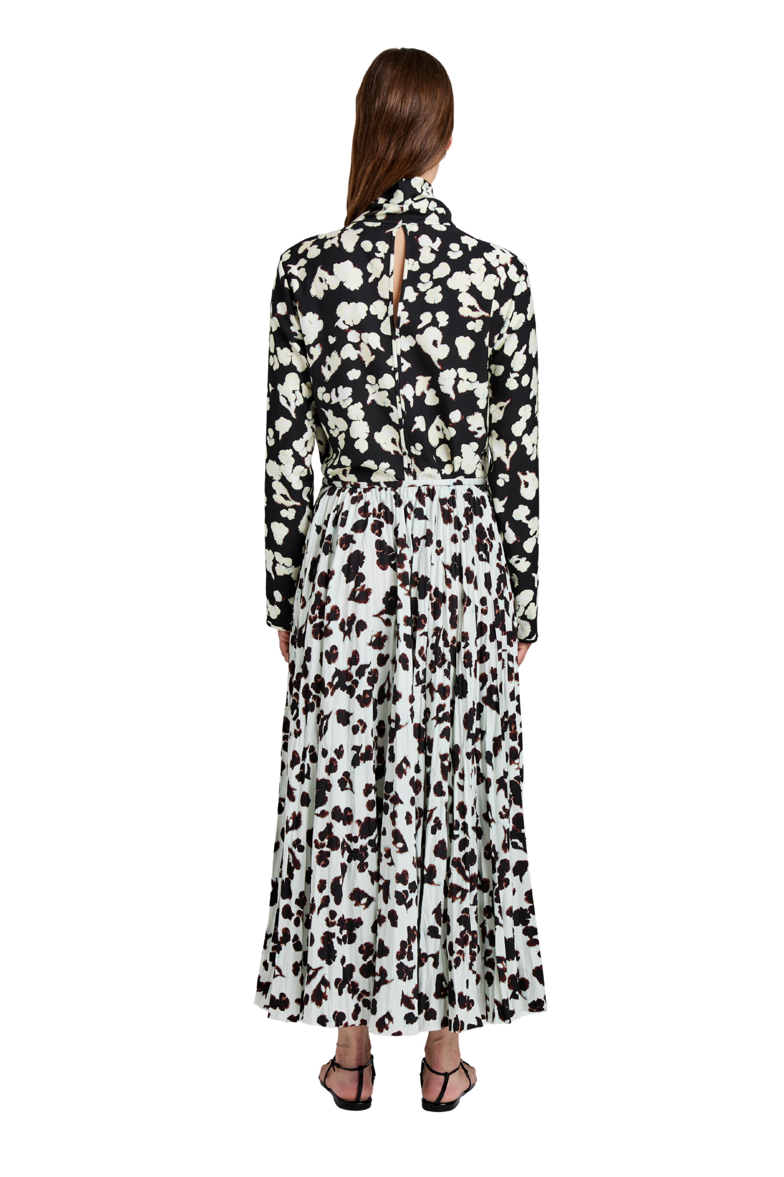 Runa Skirt In Printed Soft Twill