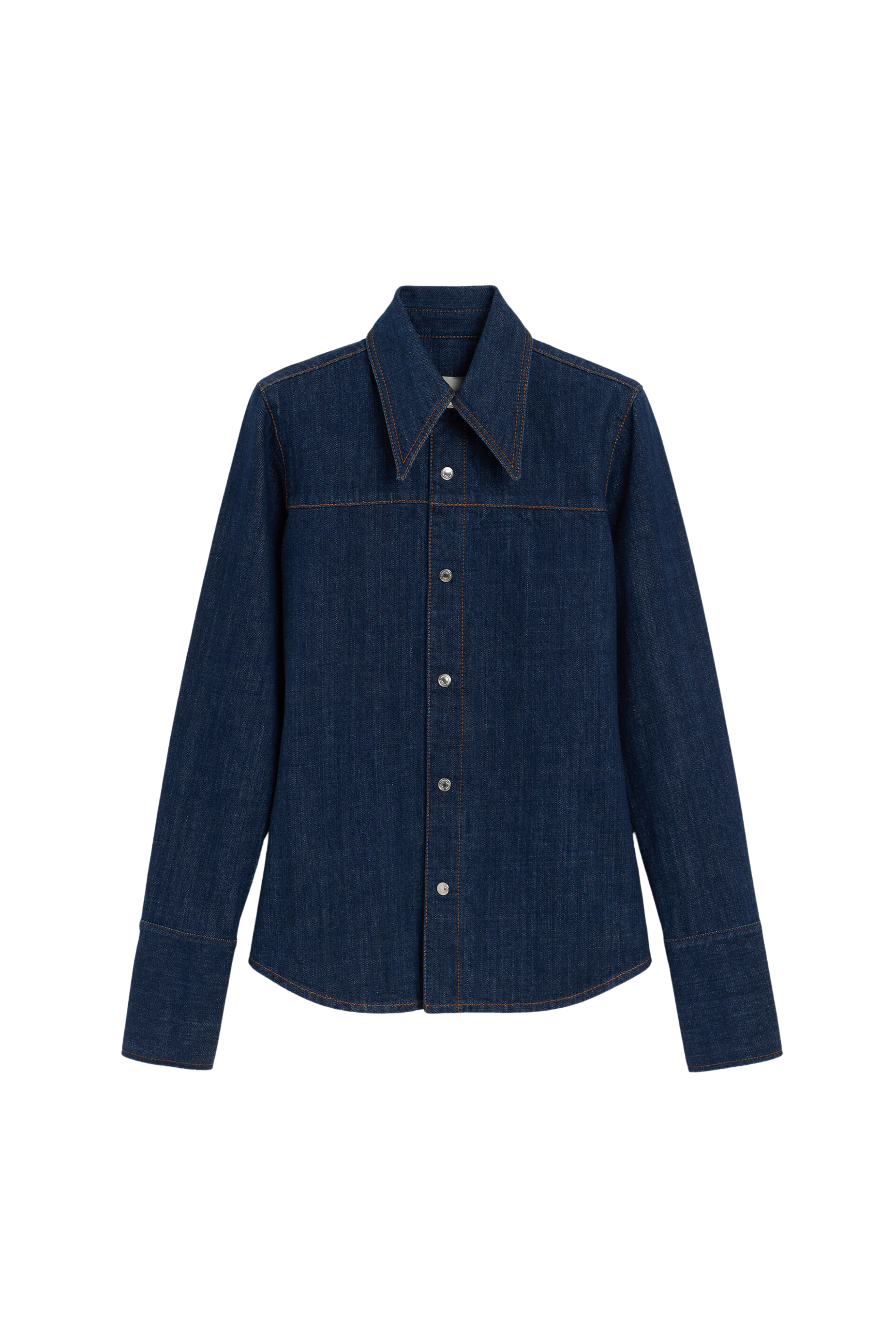 Indigo Sharp Collar Shirt