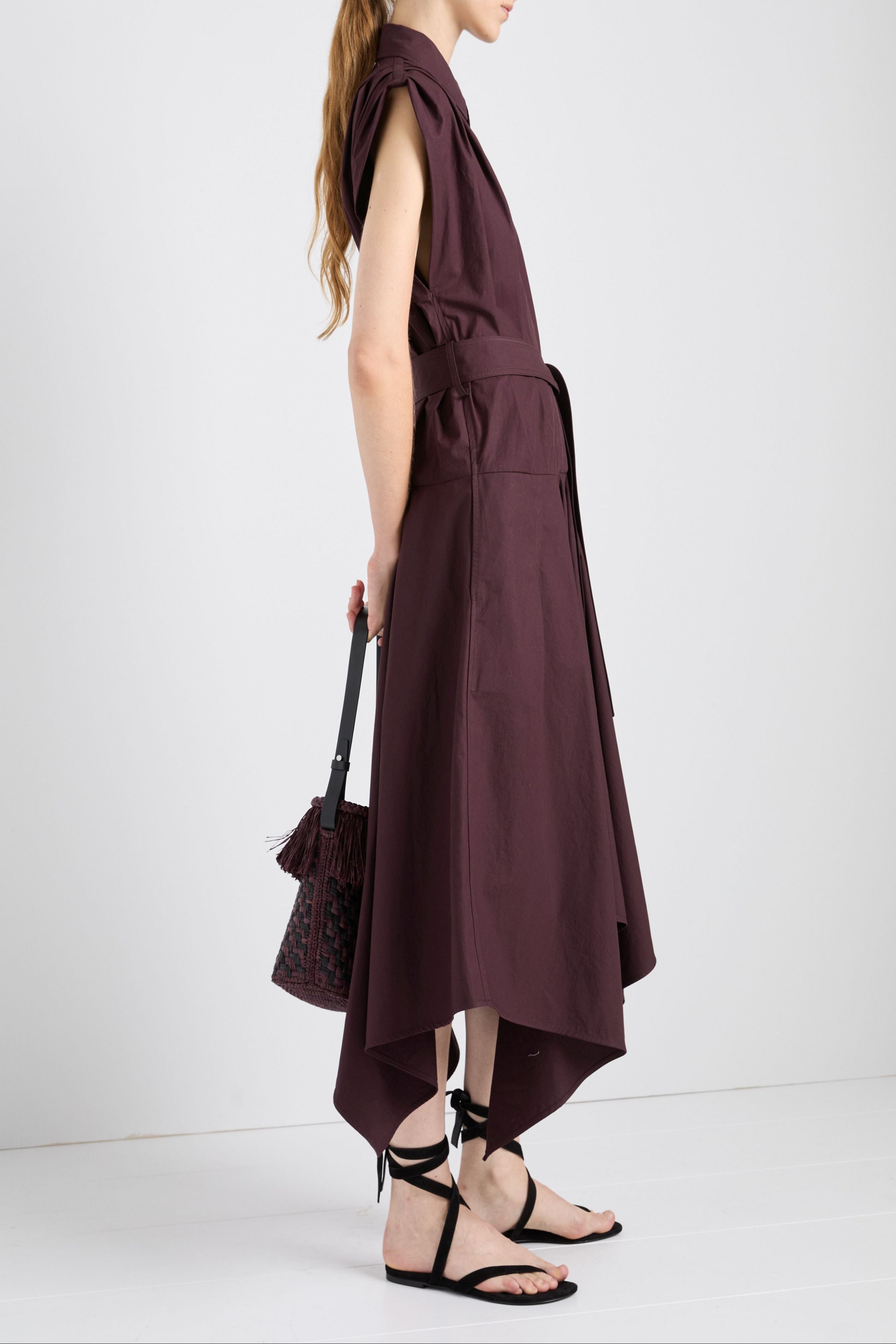 Adinna Dress in Classic Cotton Shirting