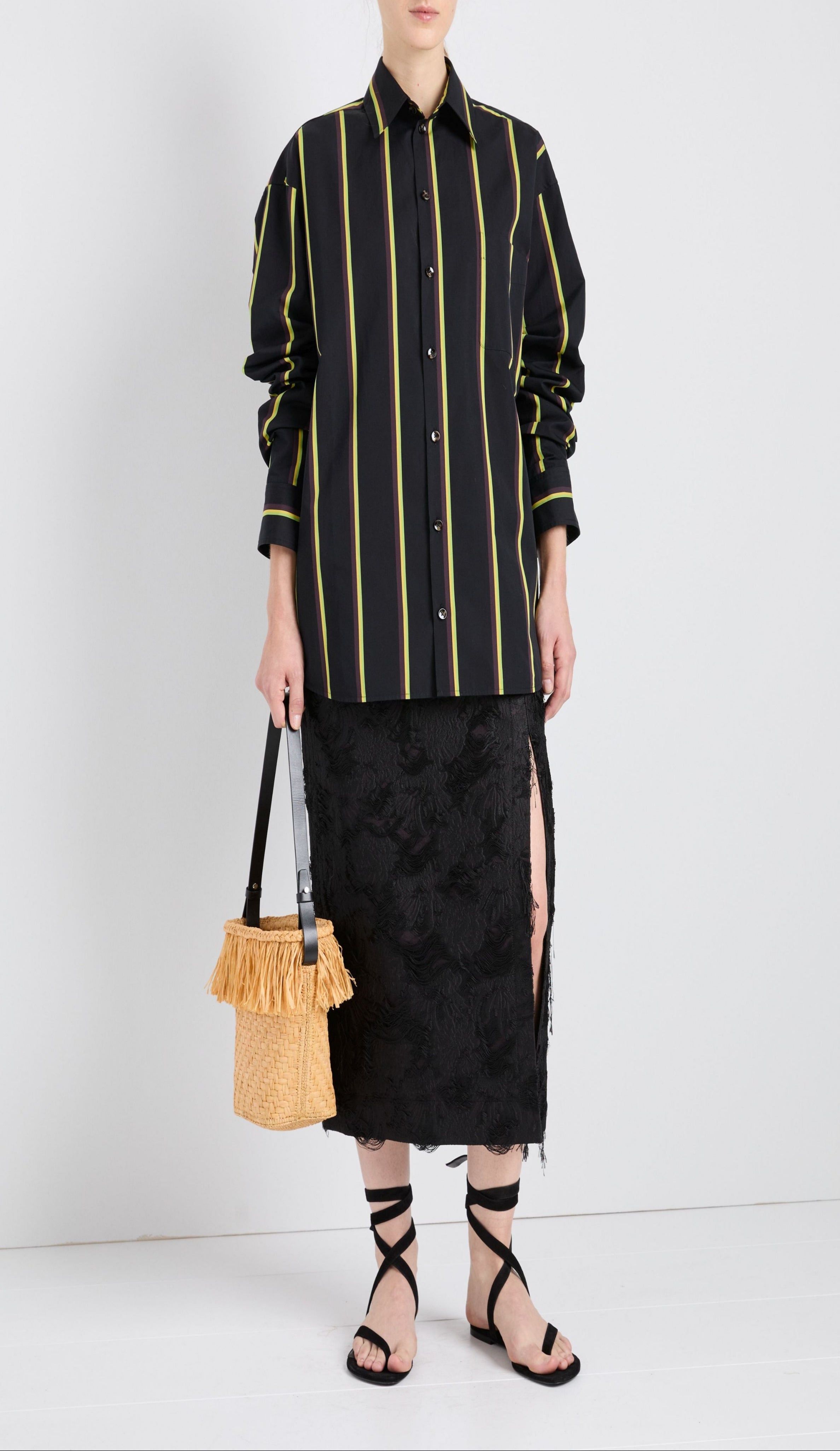 Alia Top in Cotton Silk Shirting