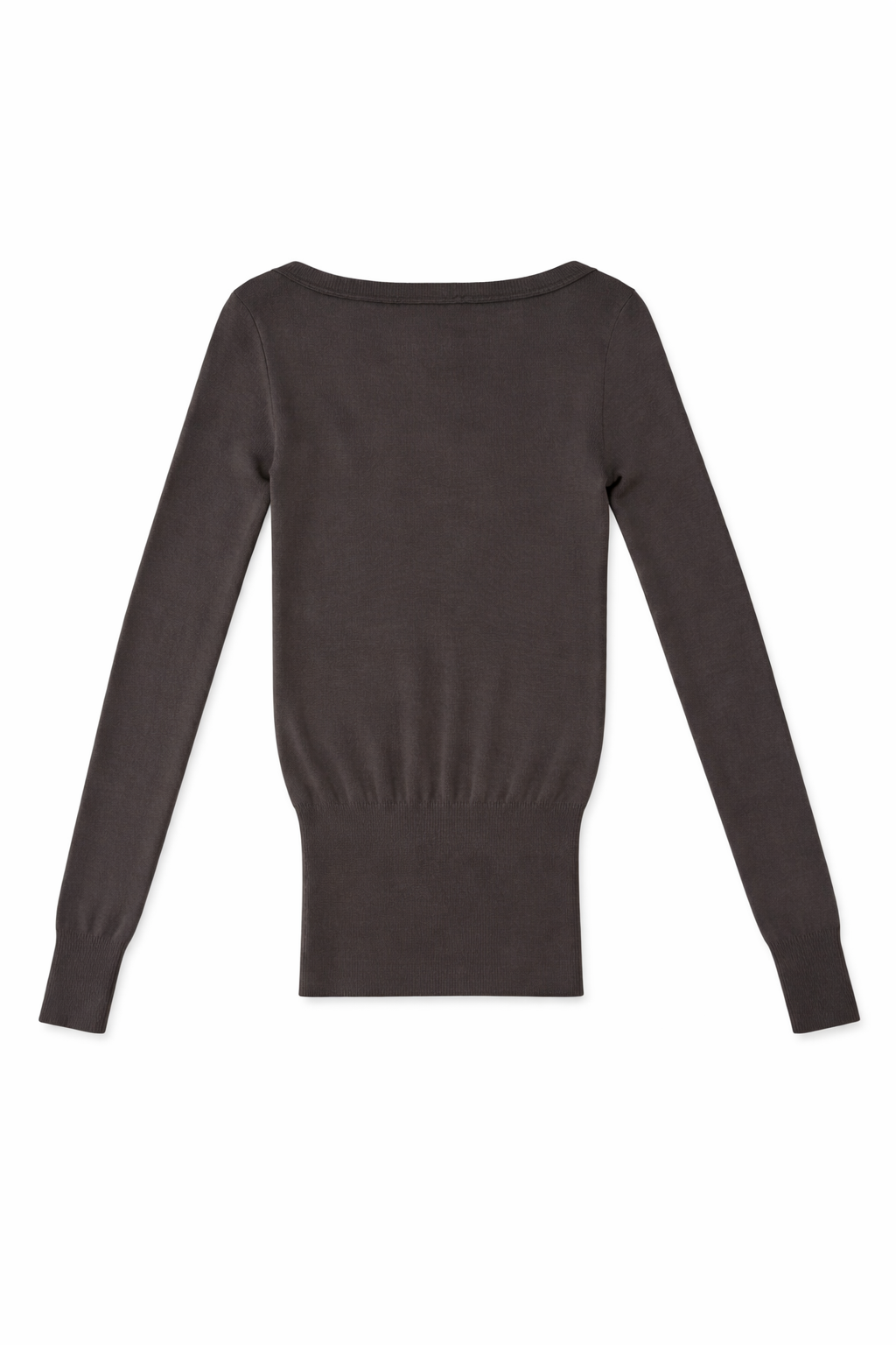 Seamless V-Neck Top in Misty Mauve