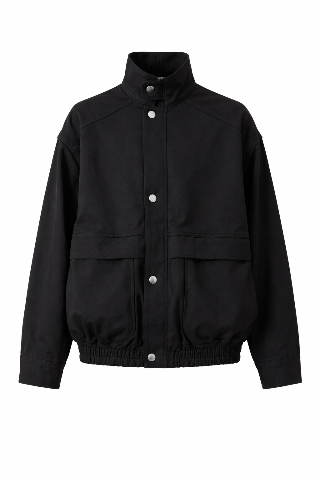 Patchwork Twill Slicker Jacket
