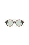 Circle Sunglasses - Blonde Havana / Green