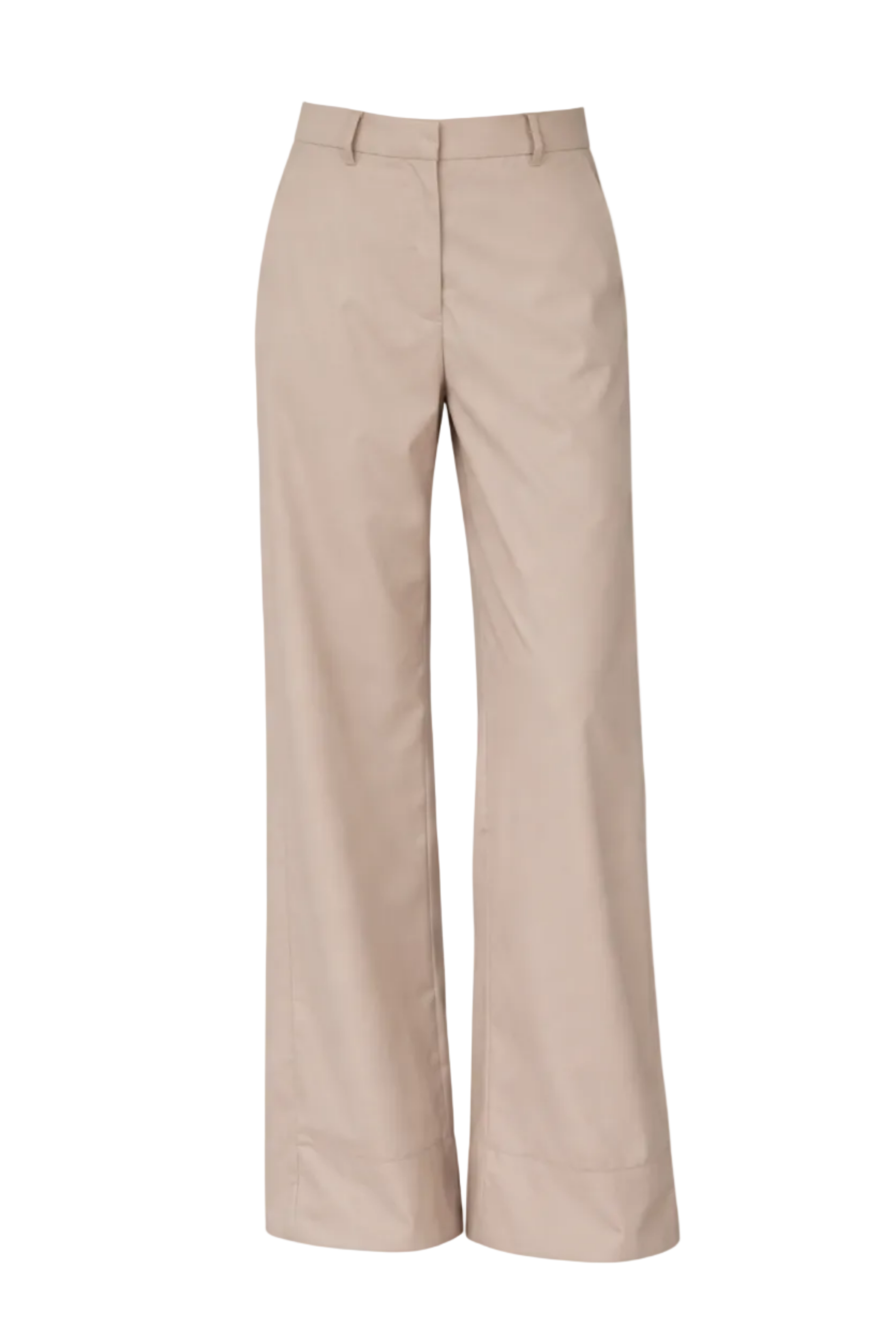 Summer Wool Flare Trouser in Sand
