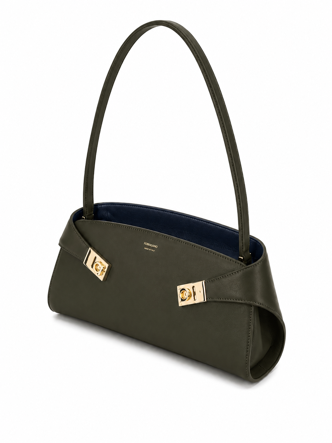 Hug Handbag - Olive/Navy