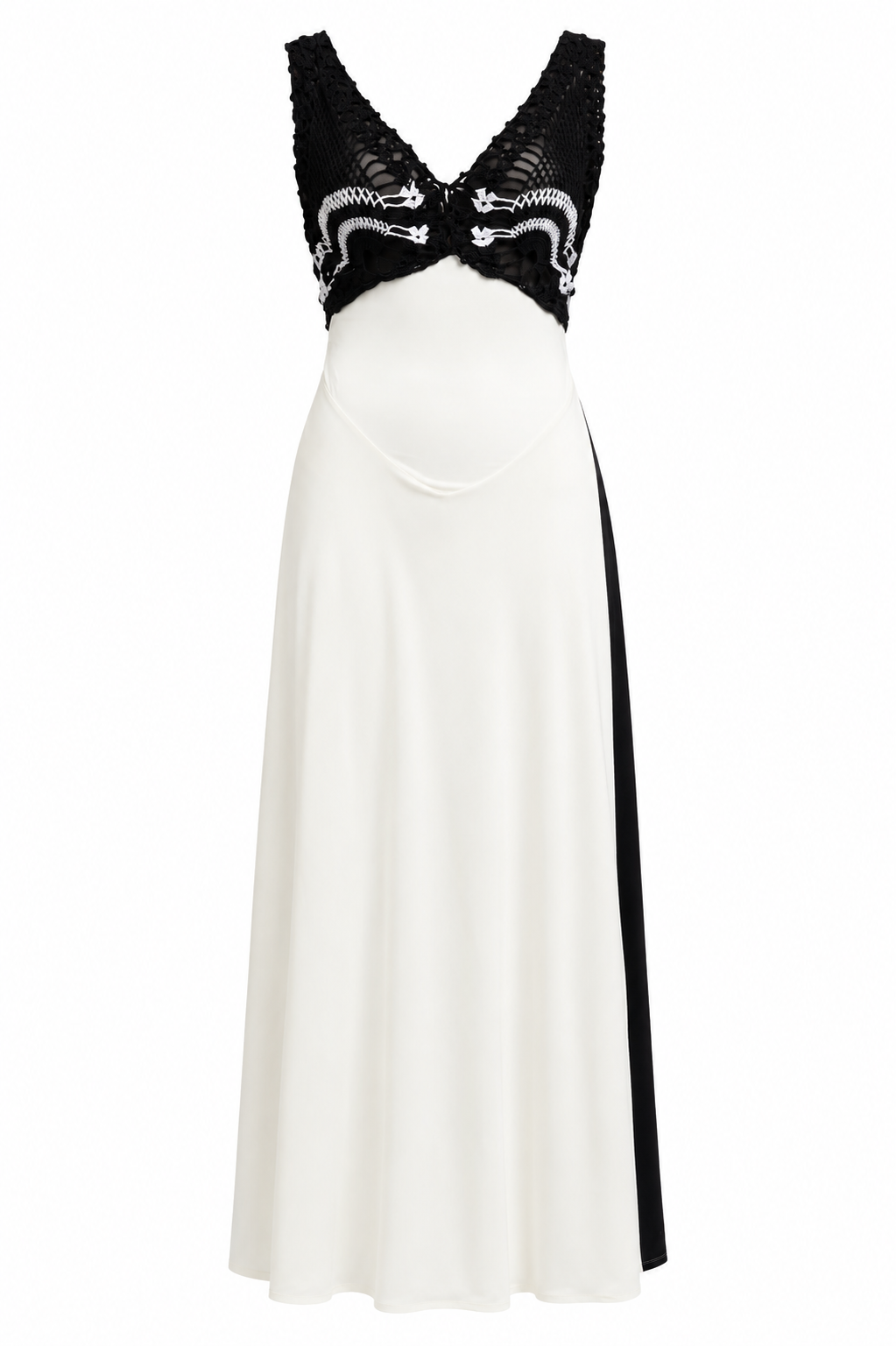 Pavona Crochet Maxi Dress