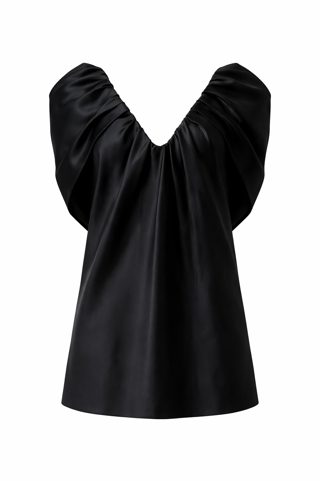 Top with Draped Neckline