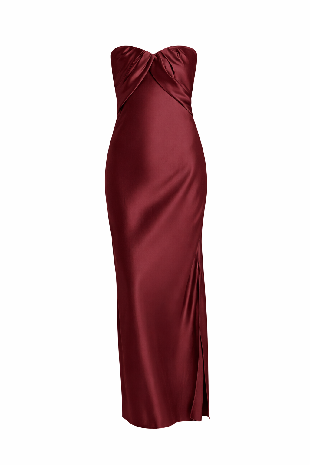 Draped Bustier Dress