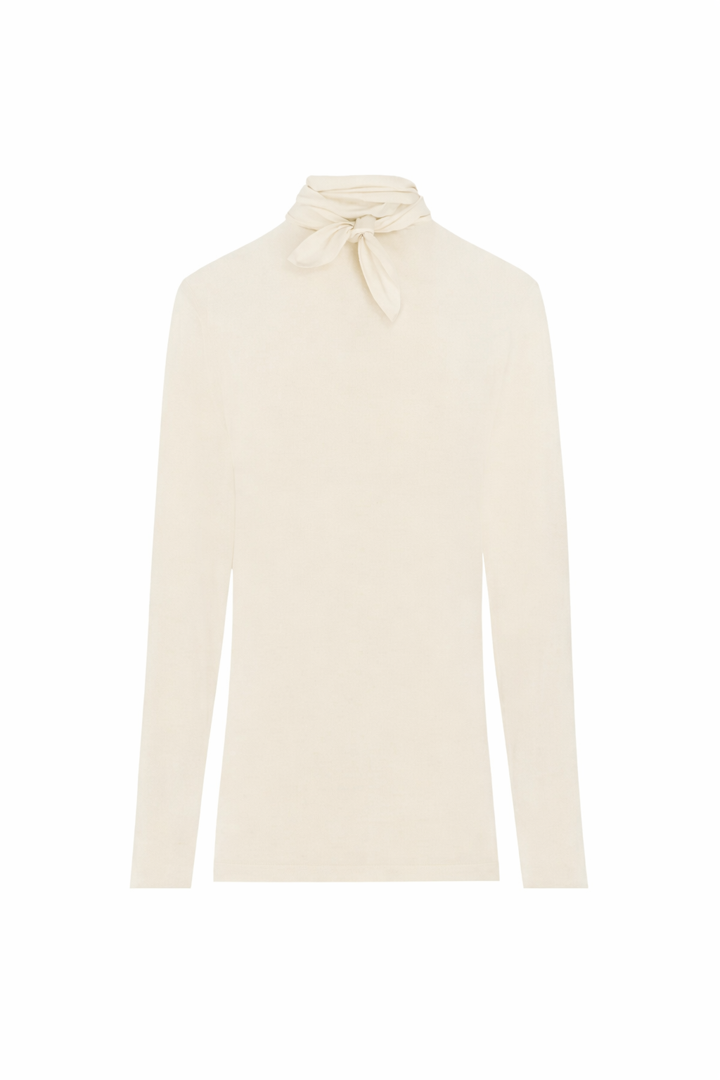 Foulard Top in Pearl White