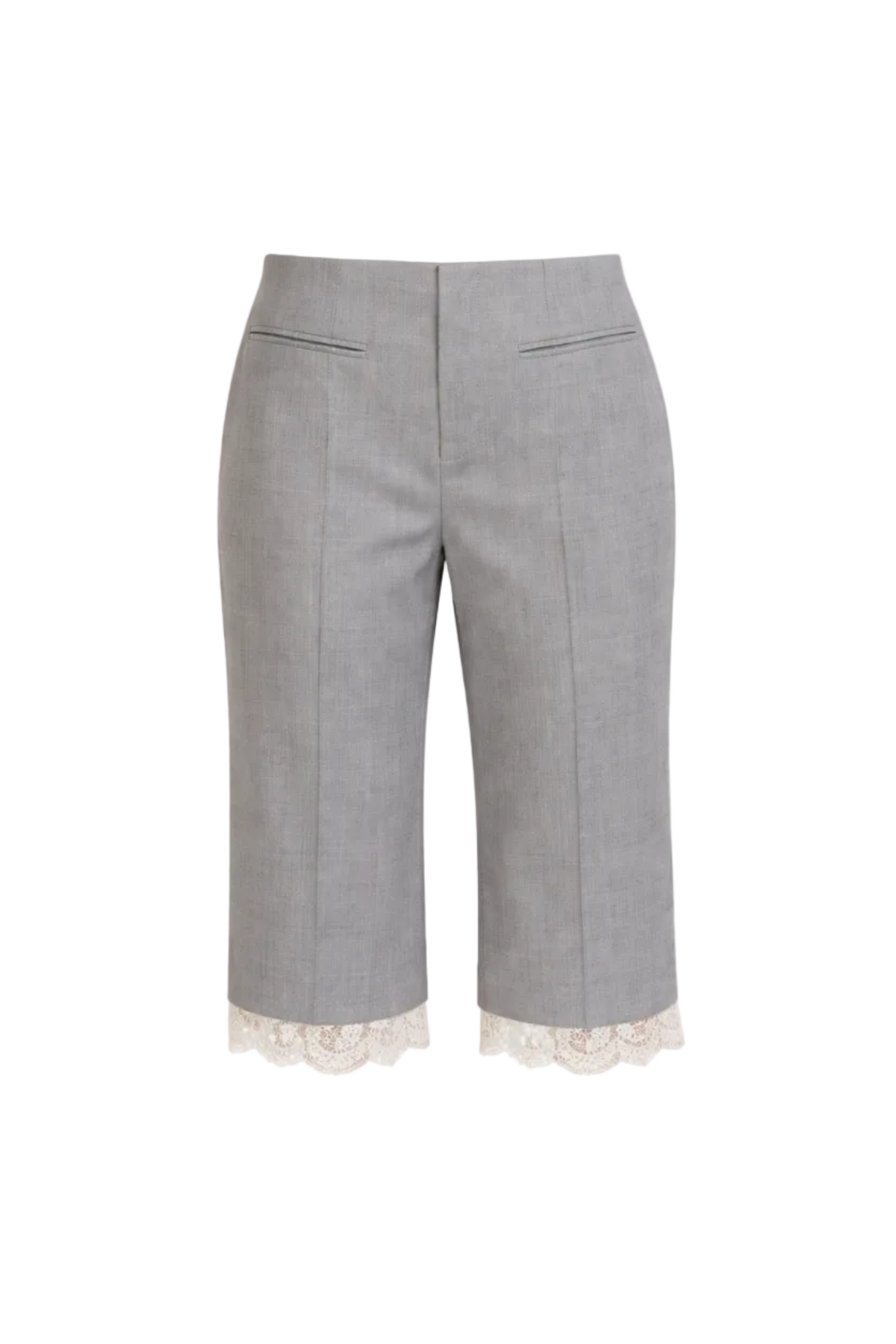SEA NEW YORK Fiora Tropical Wool Capri Pants - Designer Capri Pants