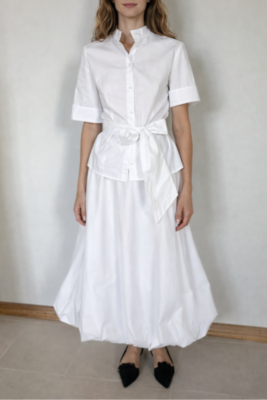 Aubrey Skirt in White