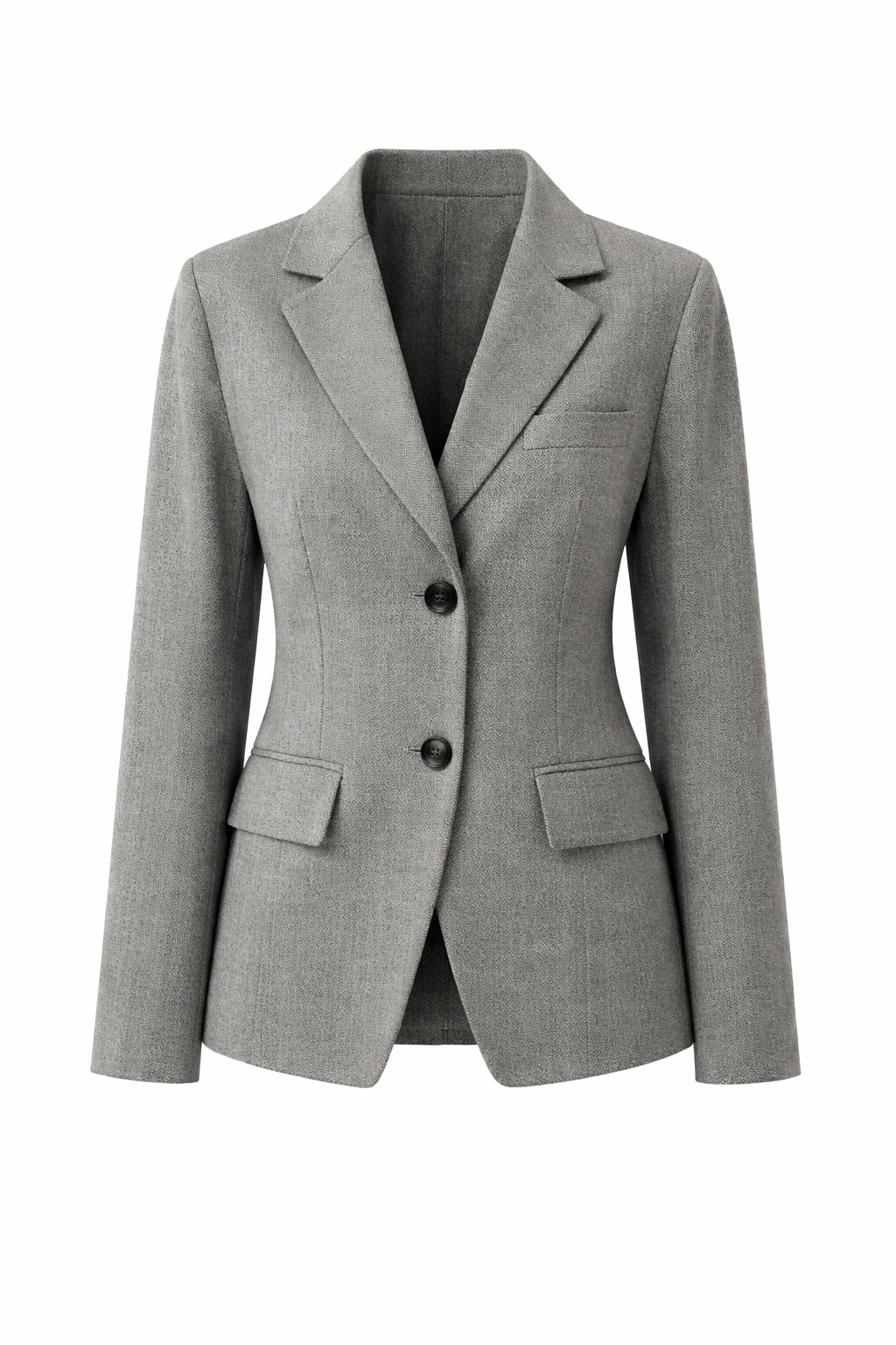 Structured Wool Sculpted Blazer