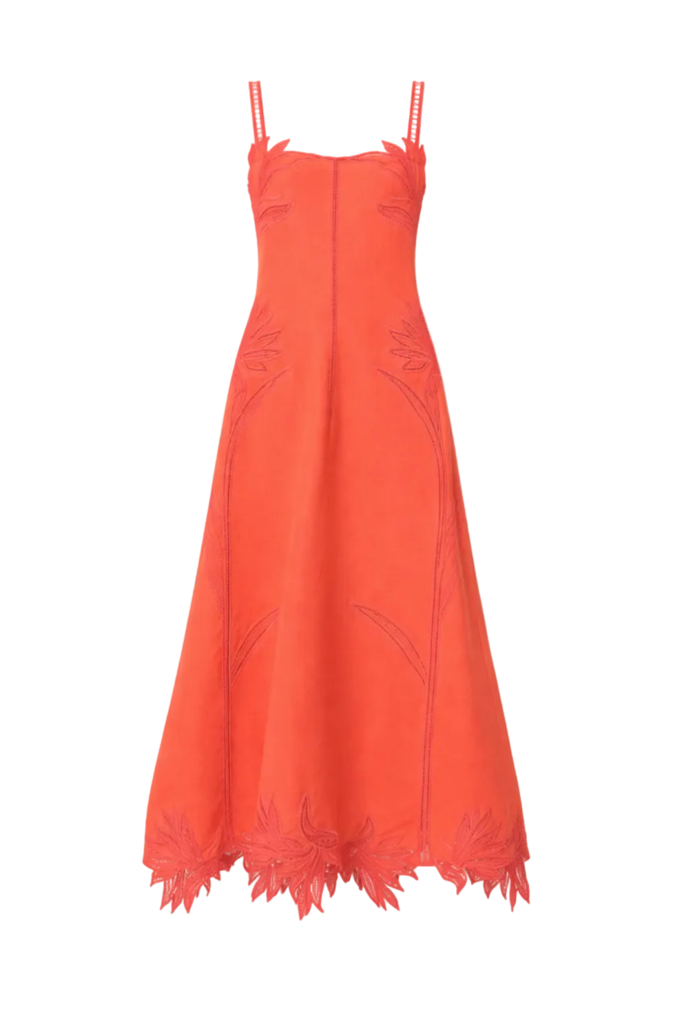 Ellery Embroidered Bustier Midi Dress