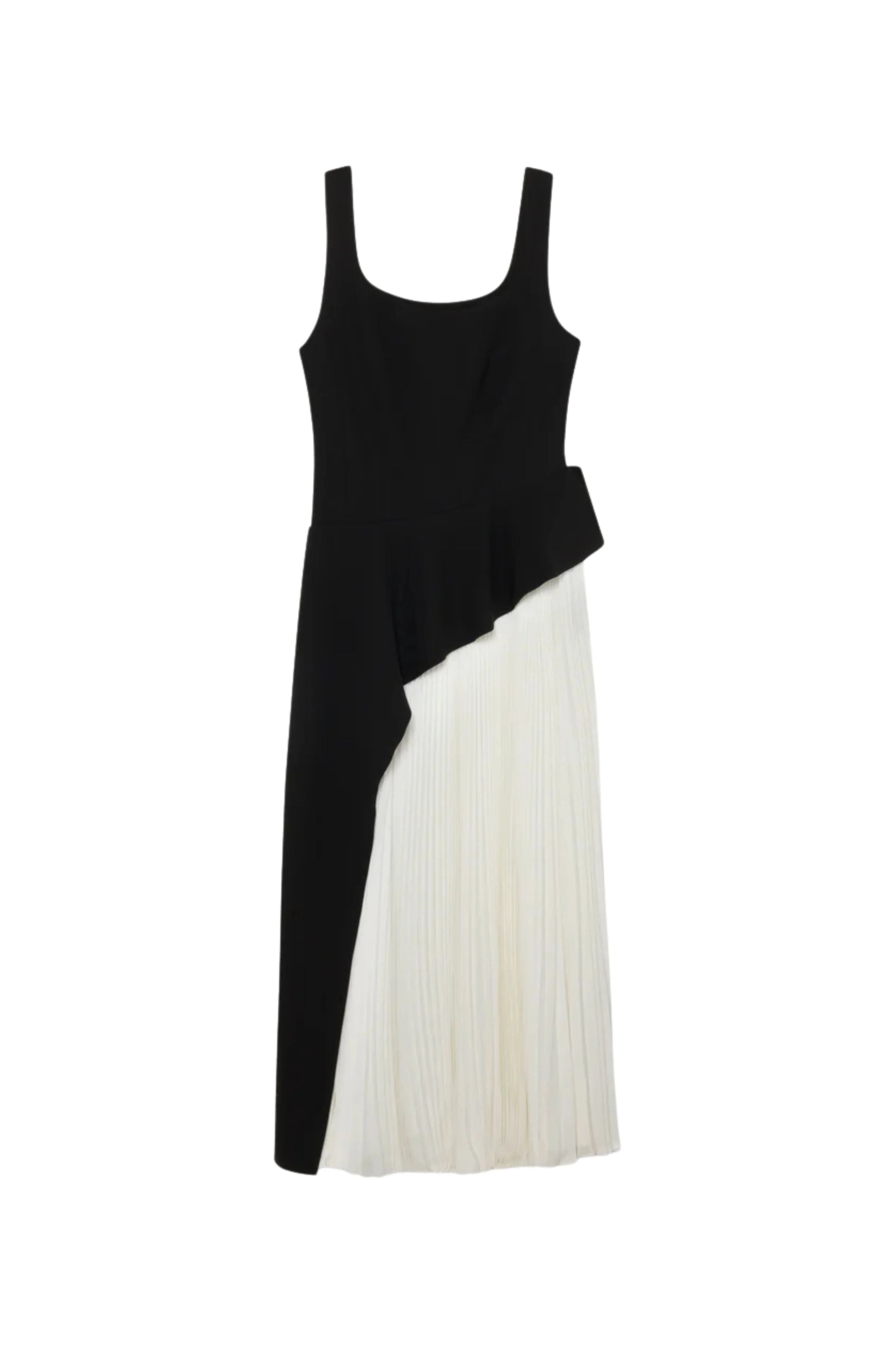 Zayla Pleated Midi Dress