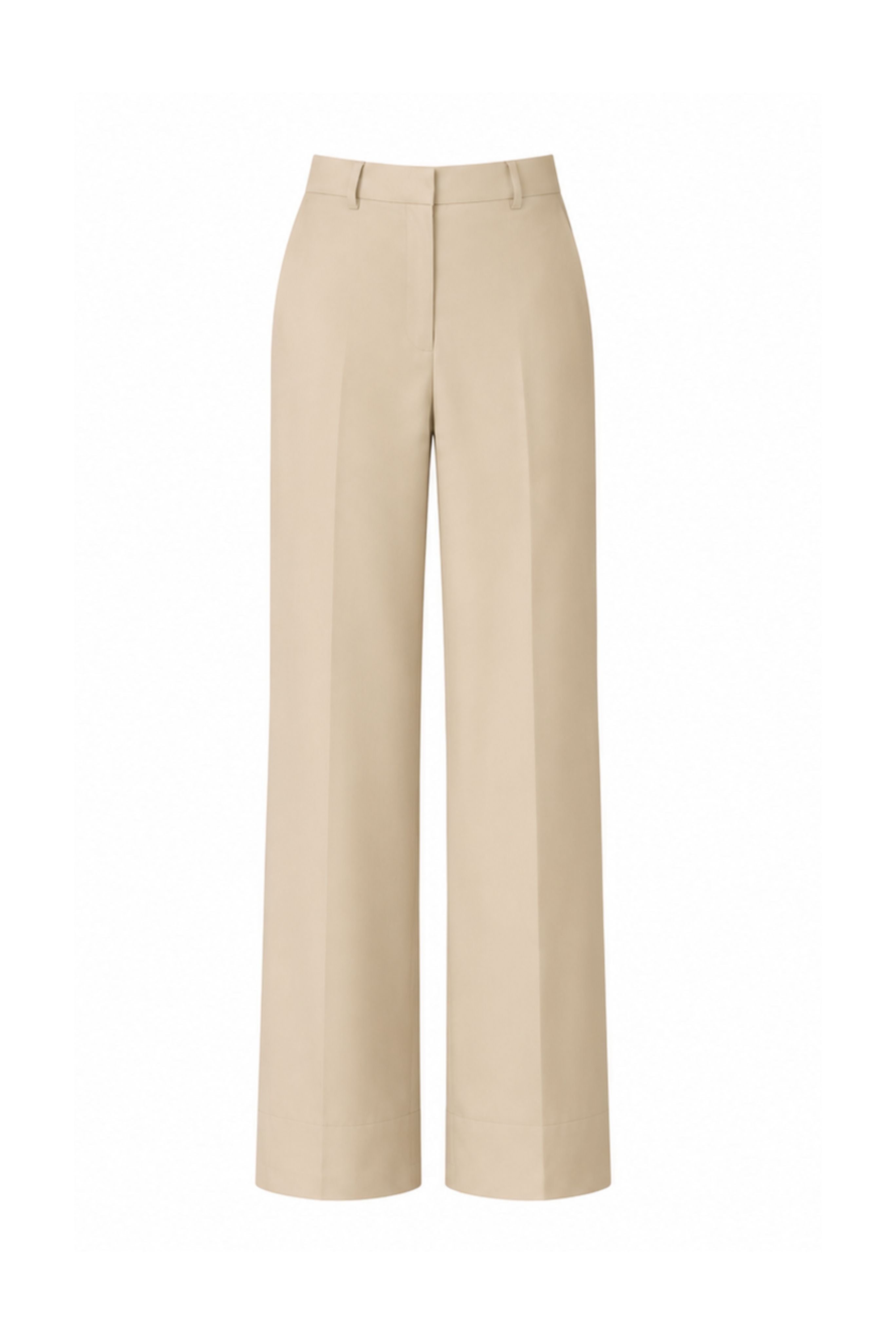 Summer Wool Flare Trouser in Sand