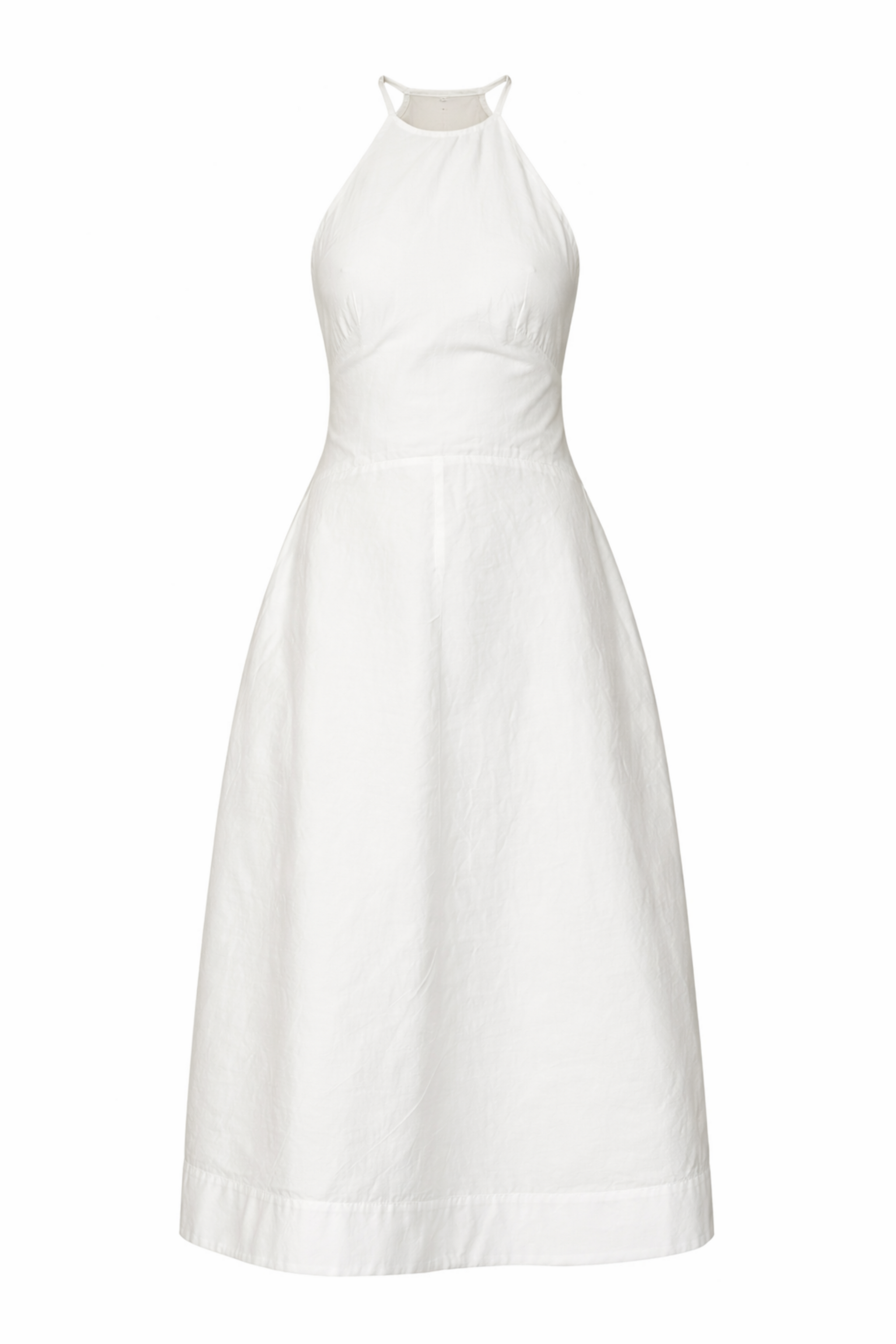 Halter Textured Cotton Dress