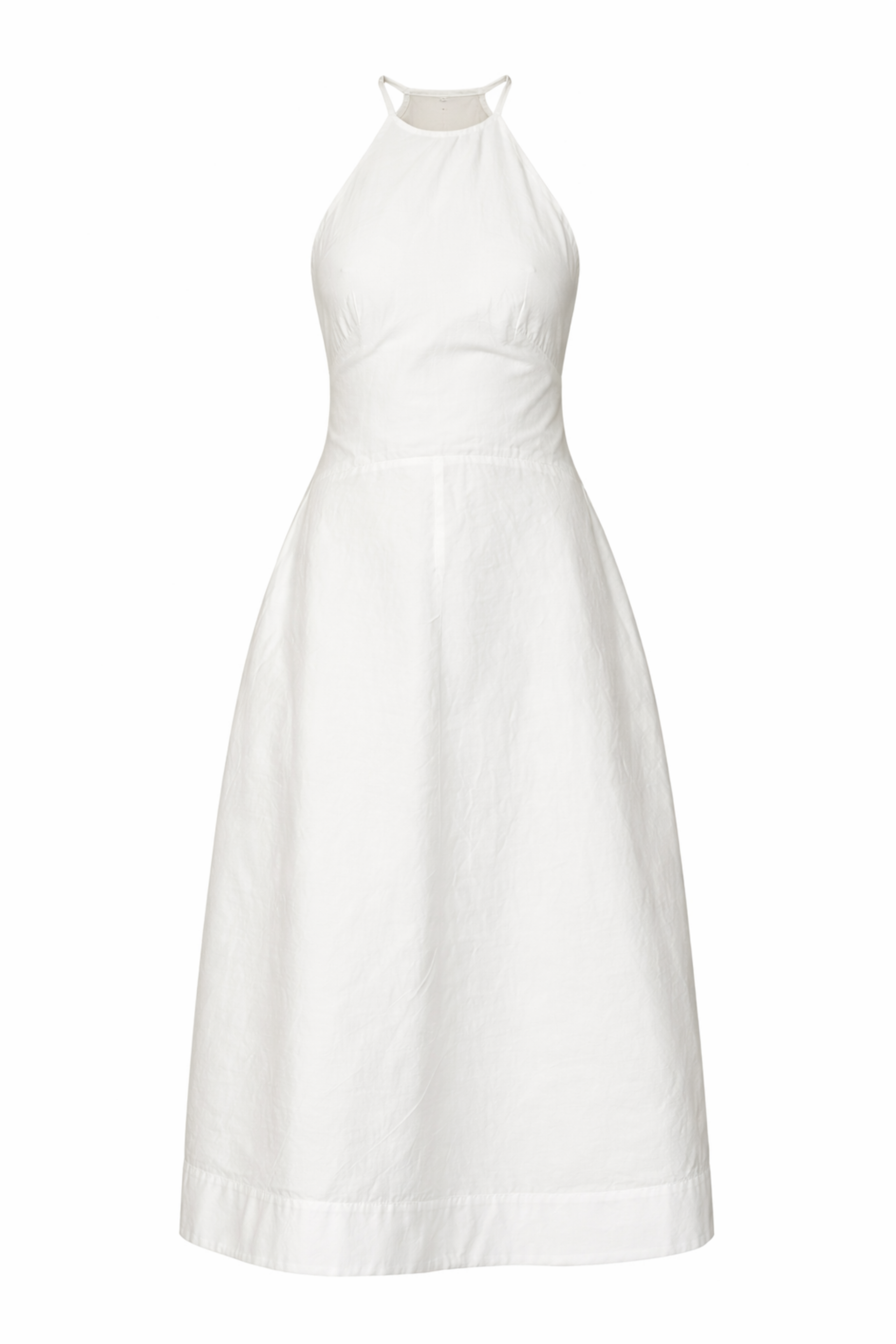 Halter Textured Cotton Dress