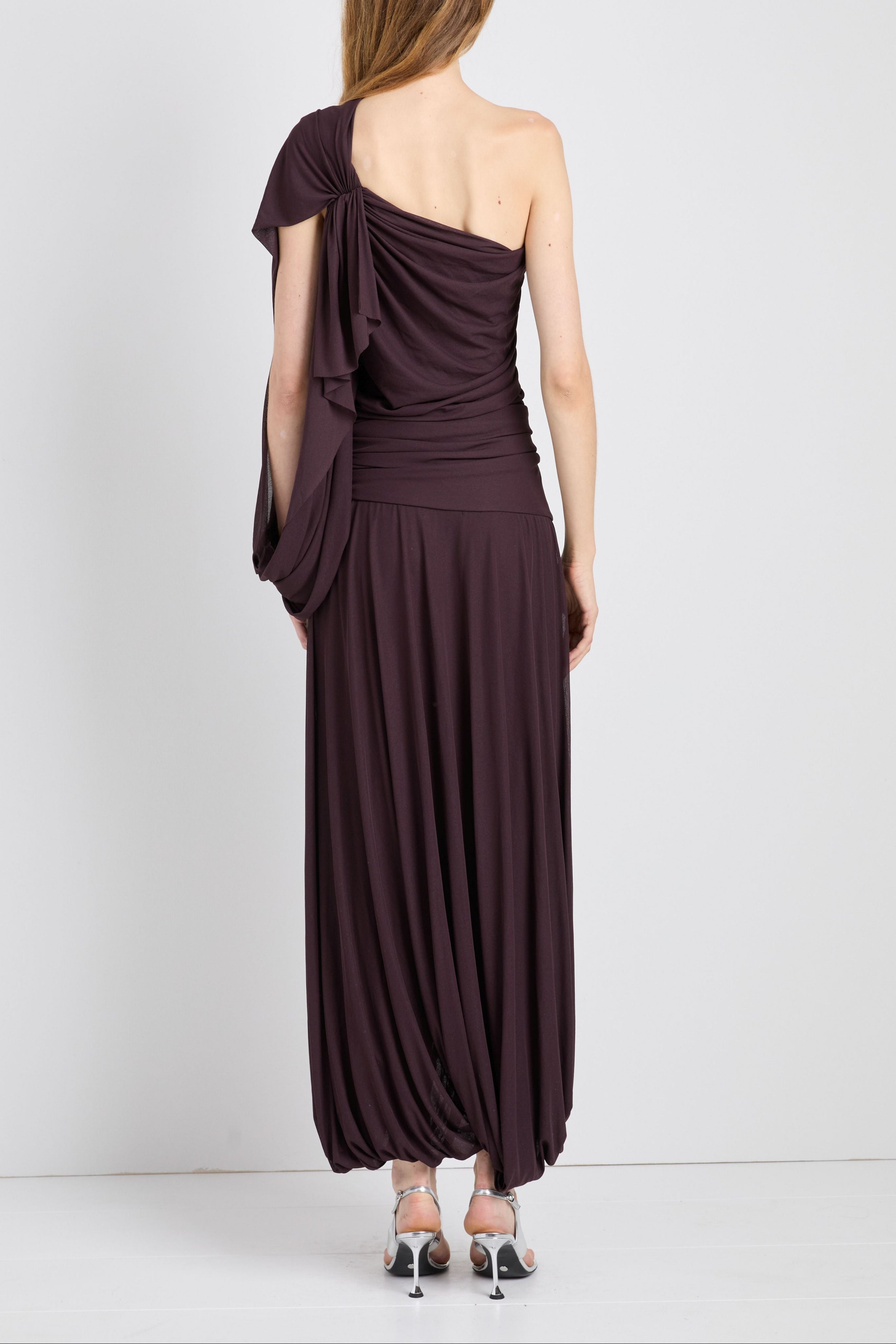 Gabri Dress in Gauzy Pleated Jersey