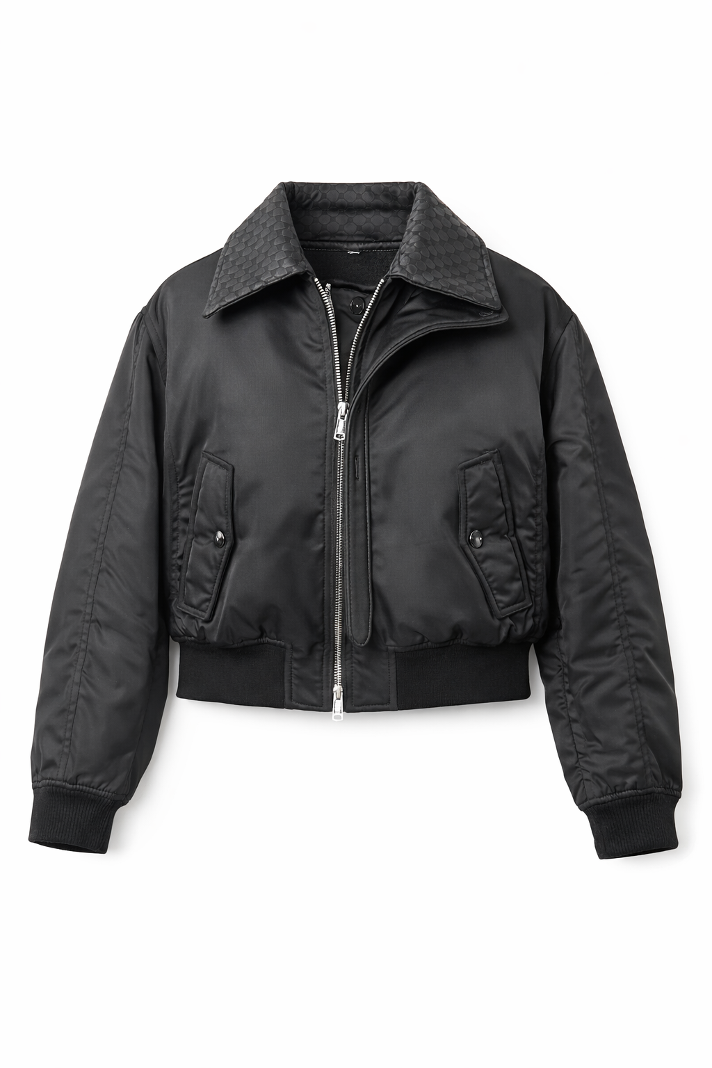 Padded Nylon Bomber