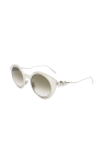 Coil Sunglasses - Shiny Palladium / Gradient Brown