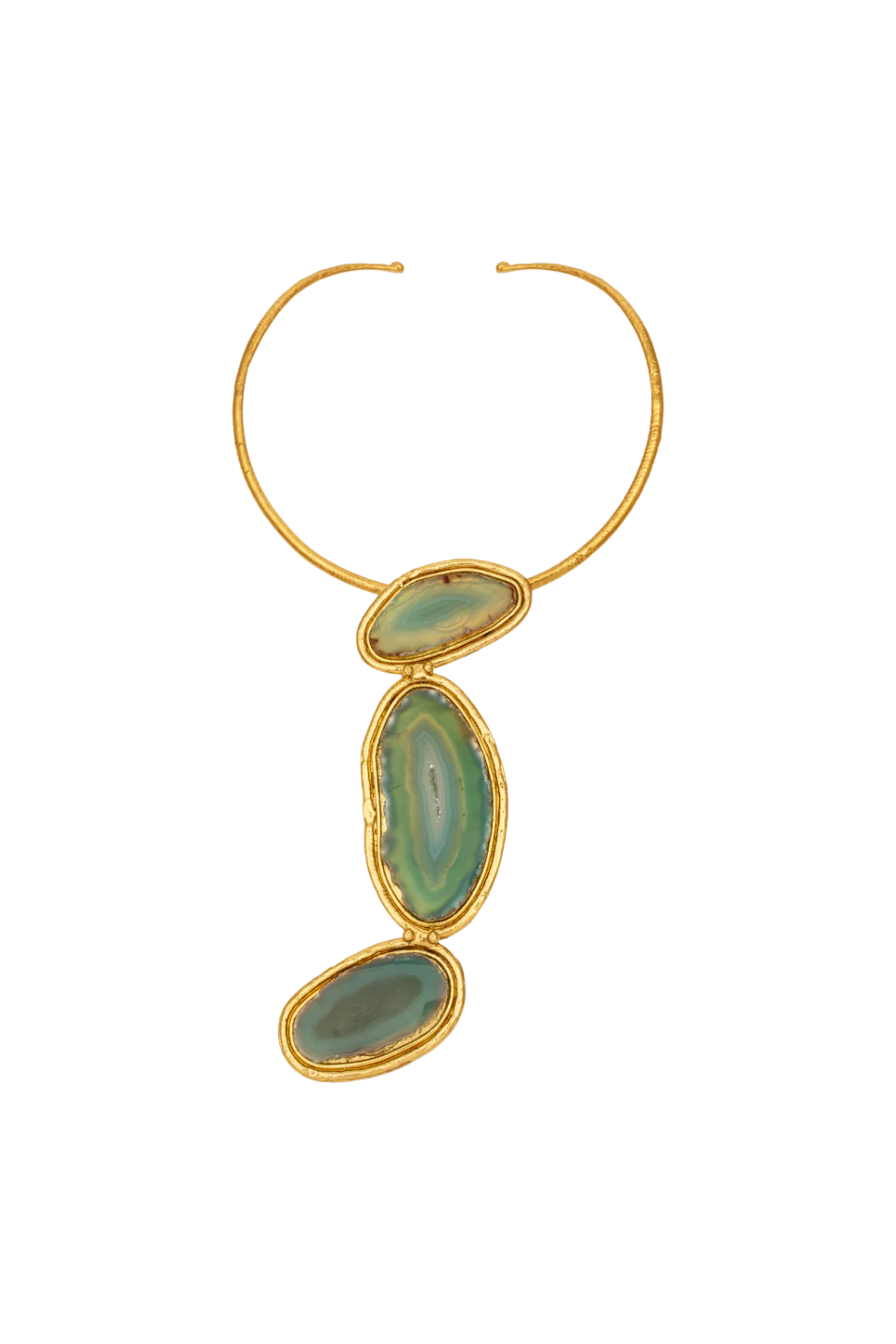 Dakota Green Agate Necklace