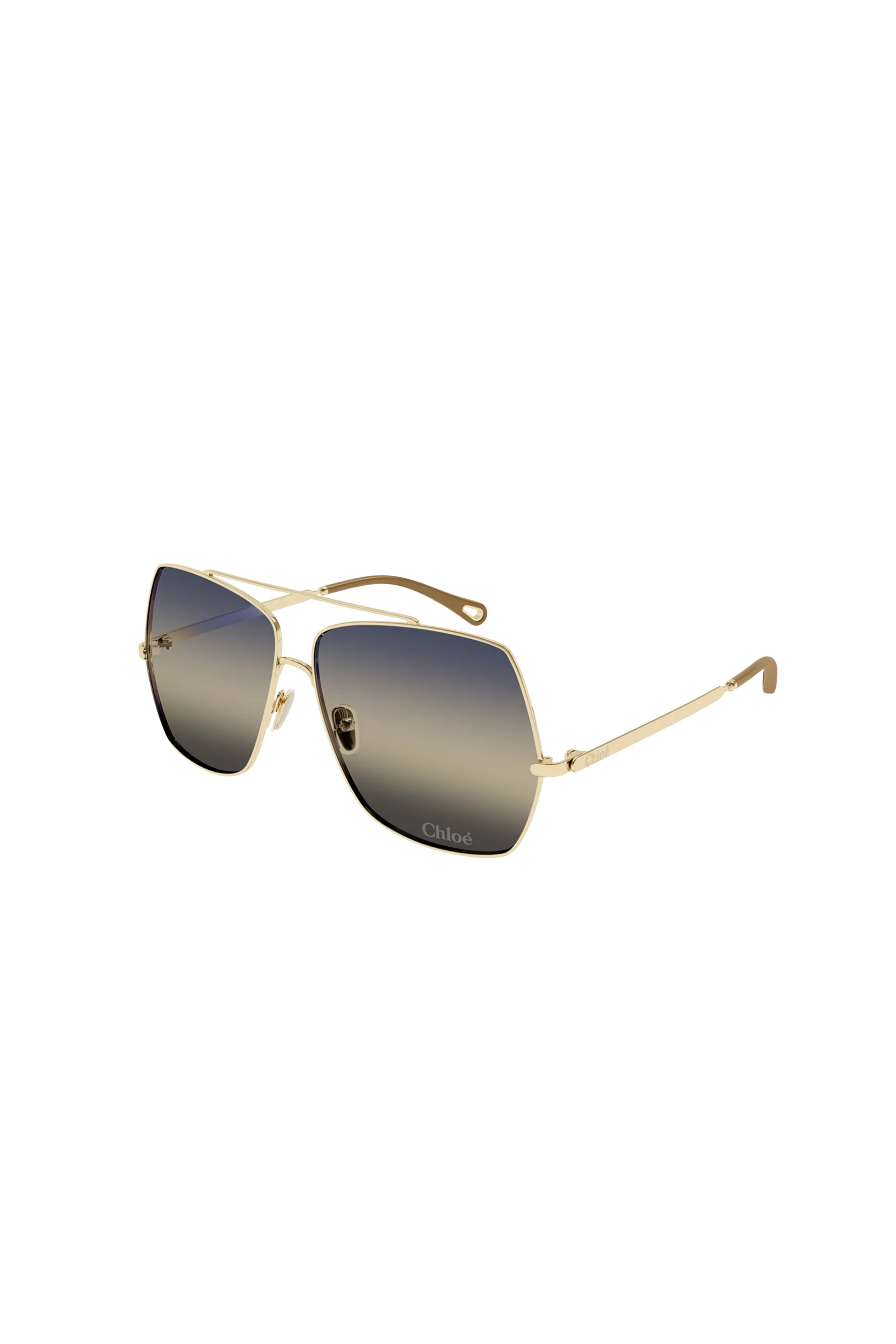 Oversized Metal Sunglasses
