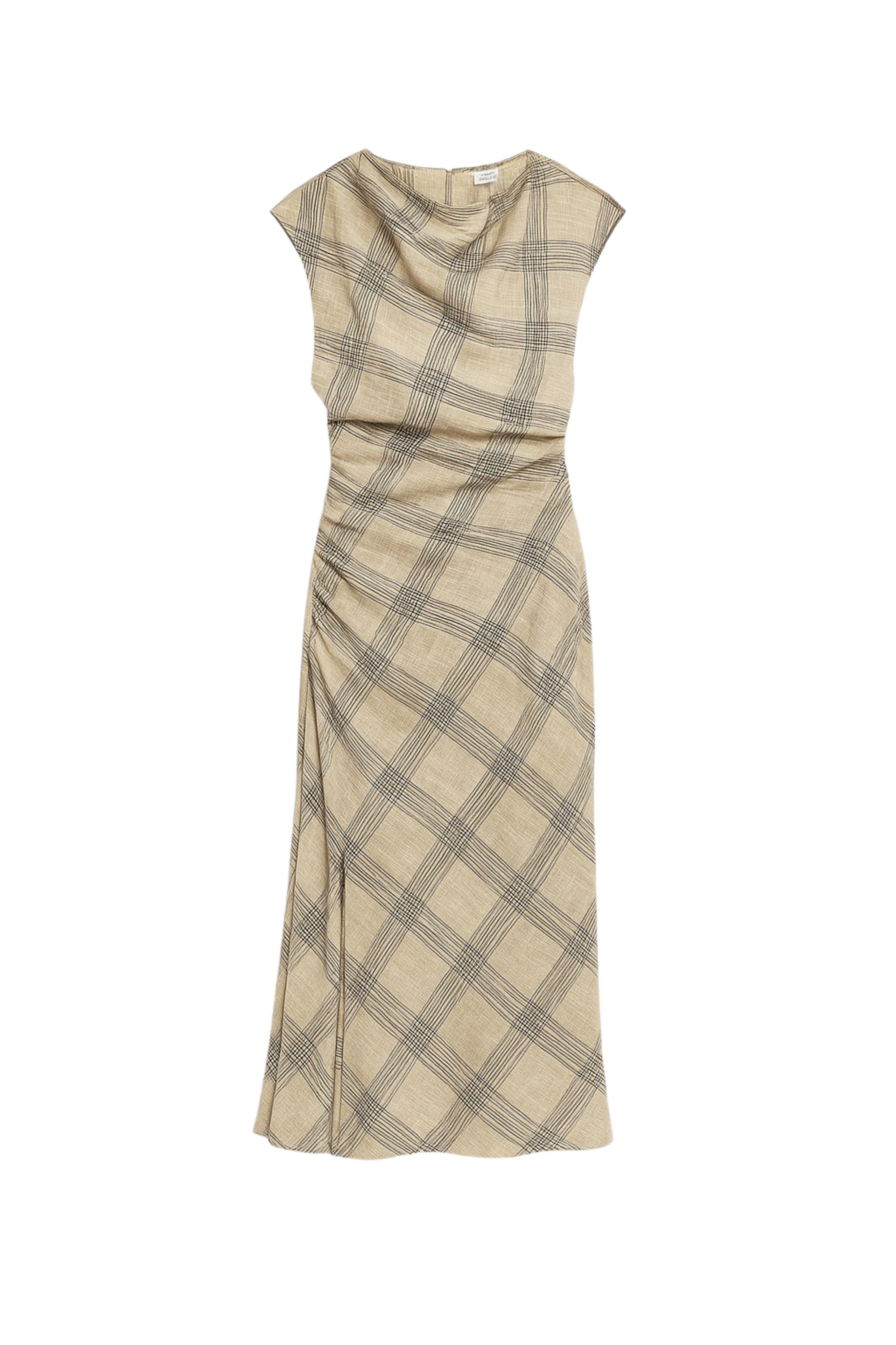 Burke Draped Midi Dress