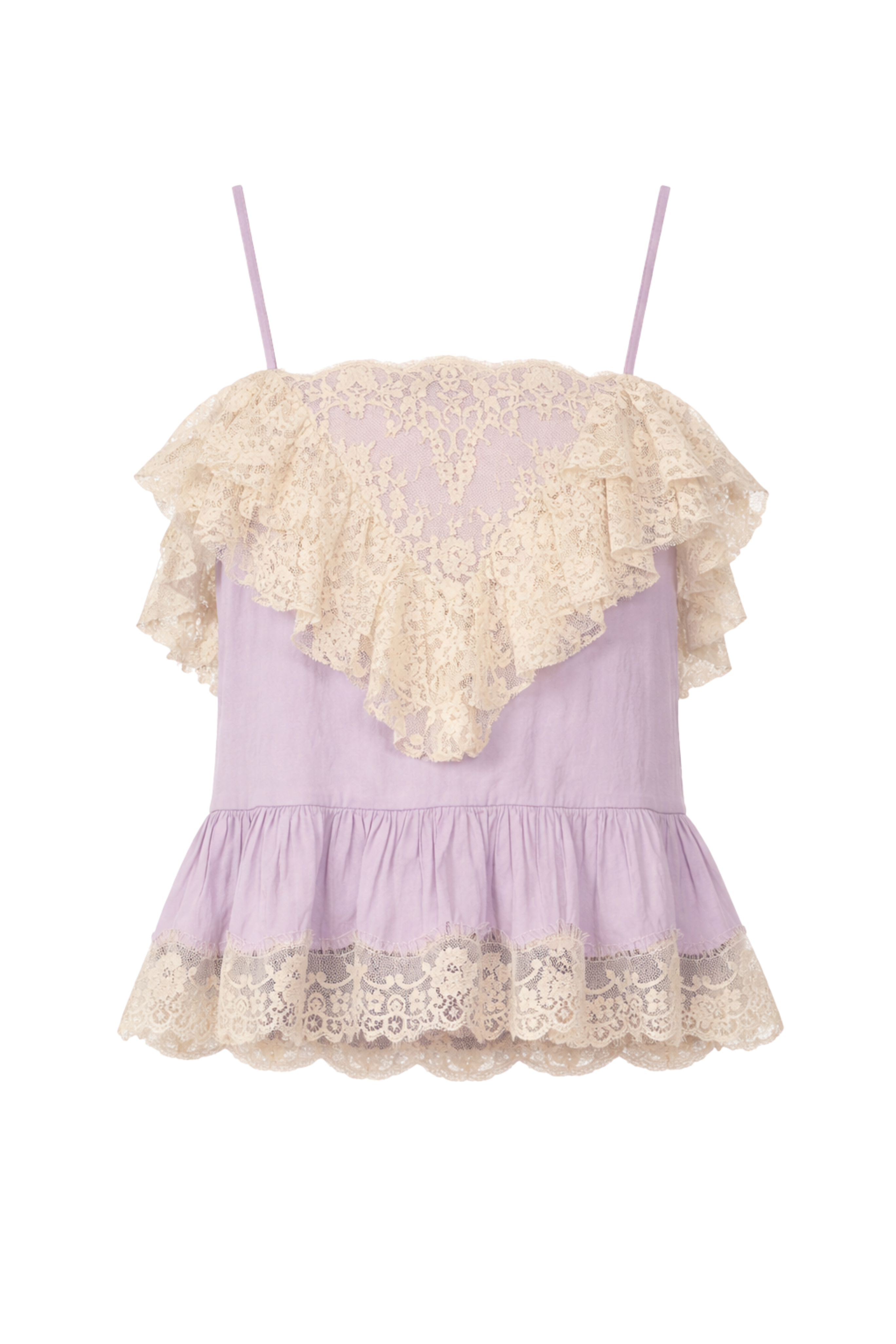 Ethel Solid Camisole Top in Lilac